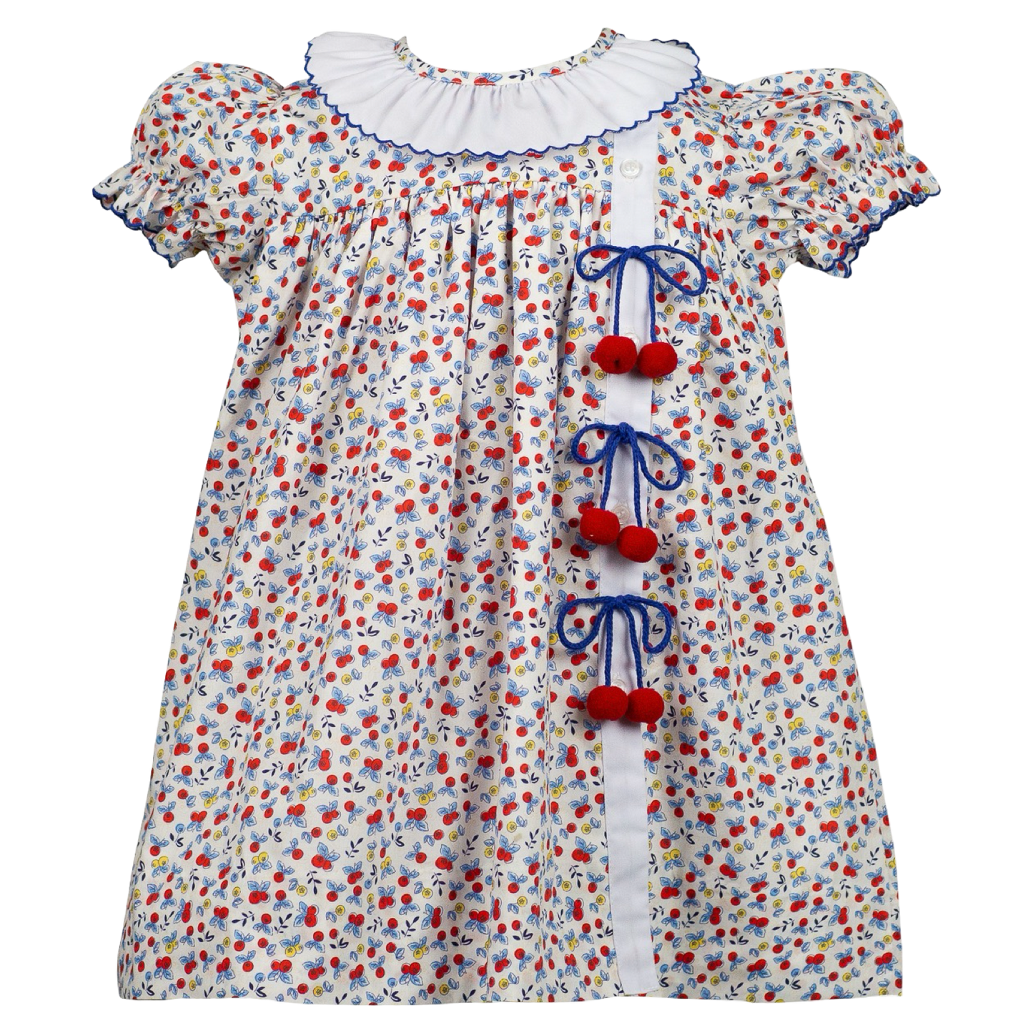 Folliage Dress - Cherry