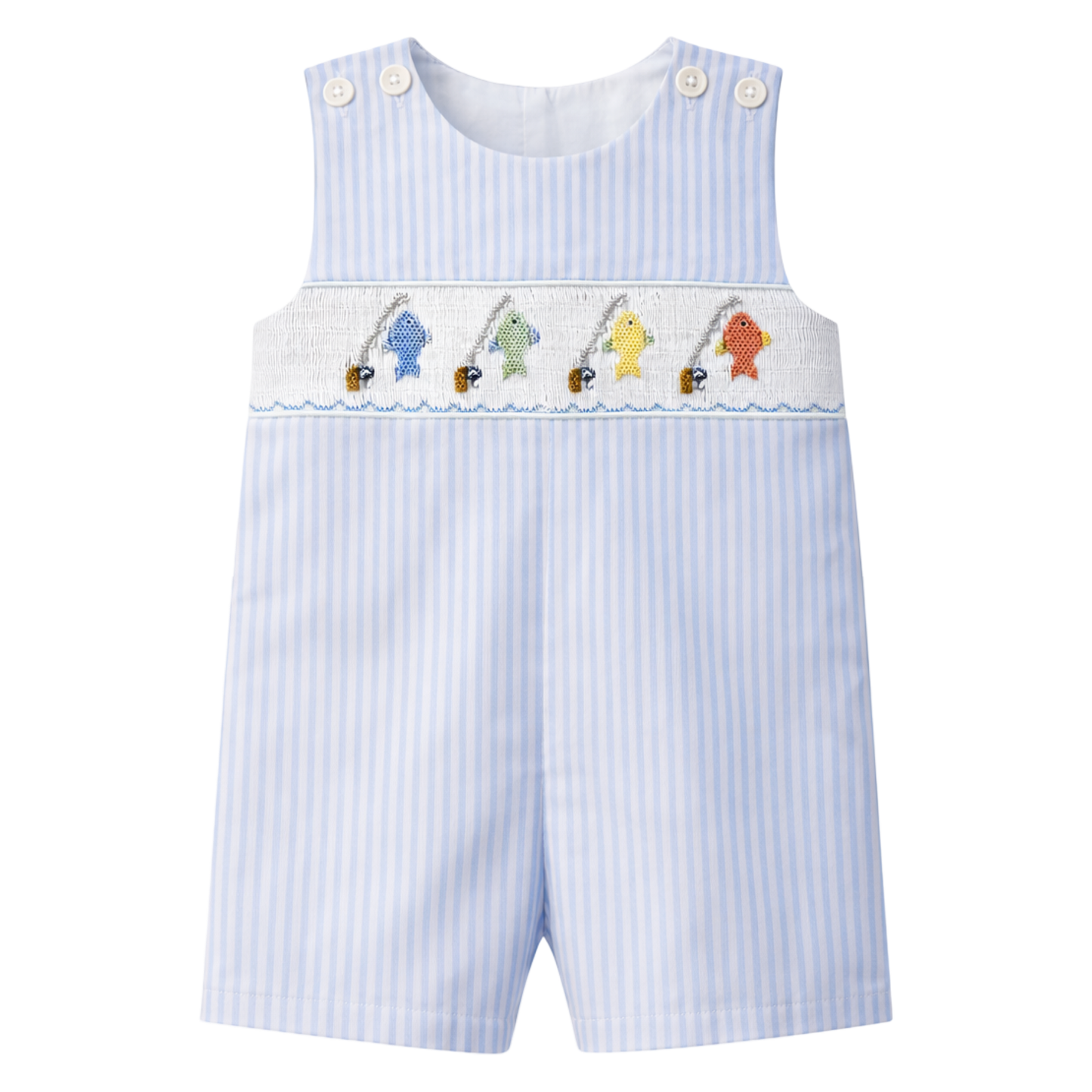Smocked Shortall - Fishing