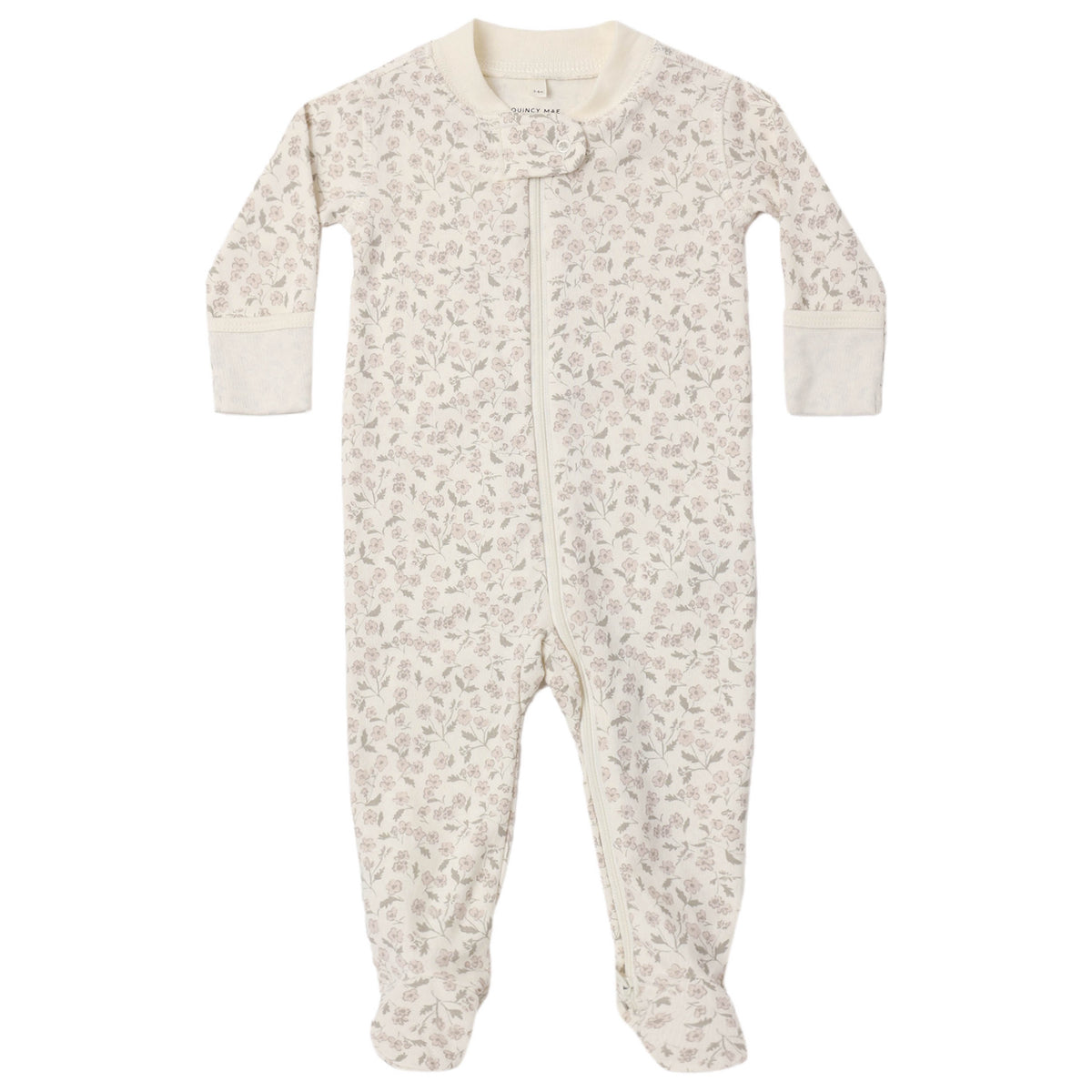 Zipper Footie - Floret
