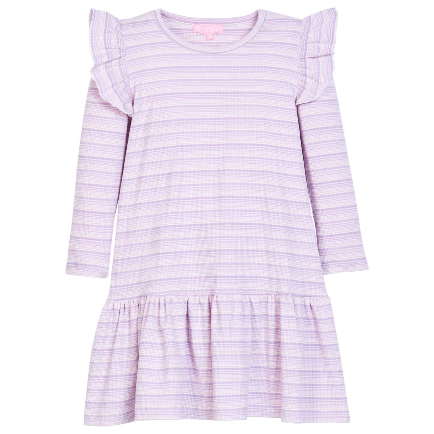 Sadie Dress - Lavender Sparkle/Stripe