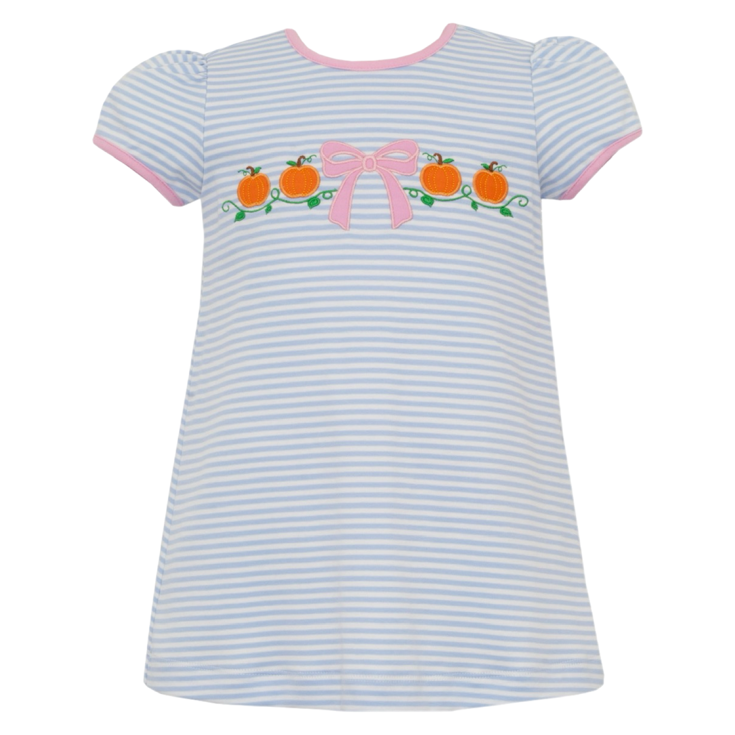 Applique Dress - Pumpkin
