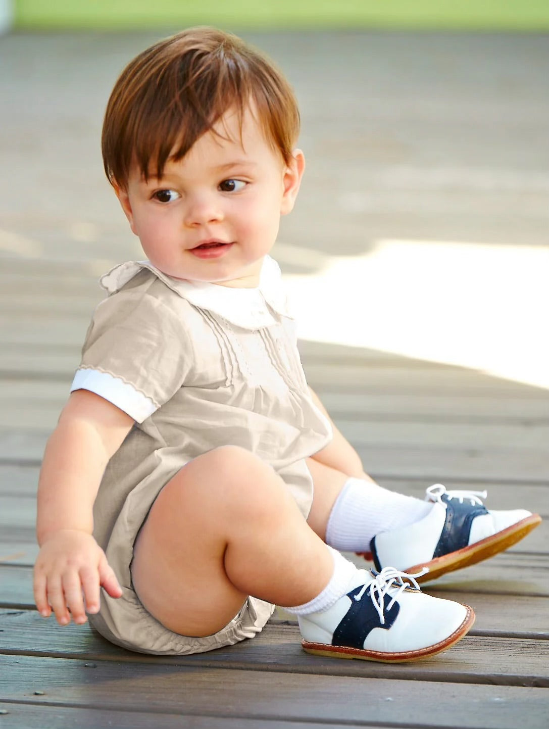 Jackson Bubble - Sand Oxford