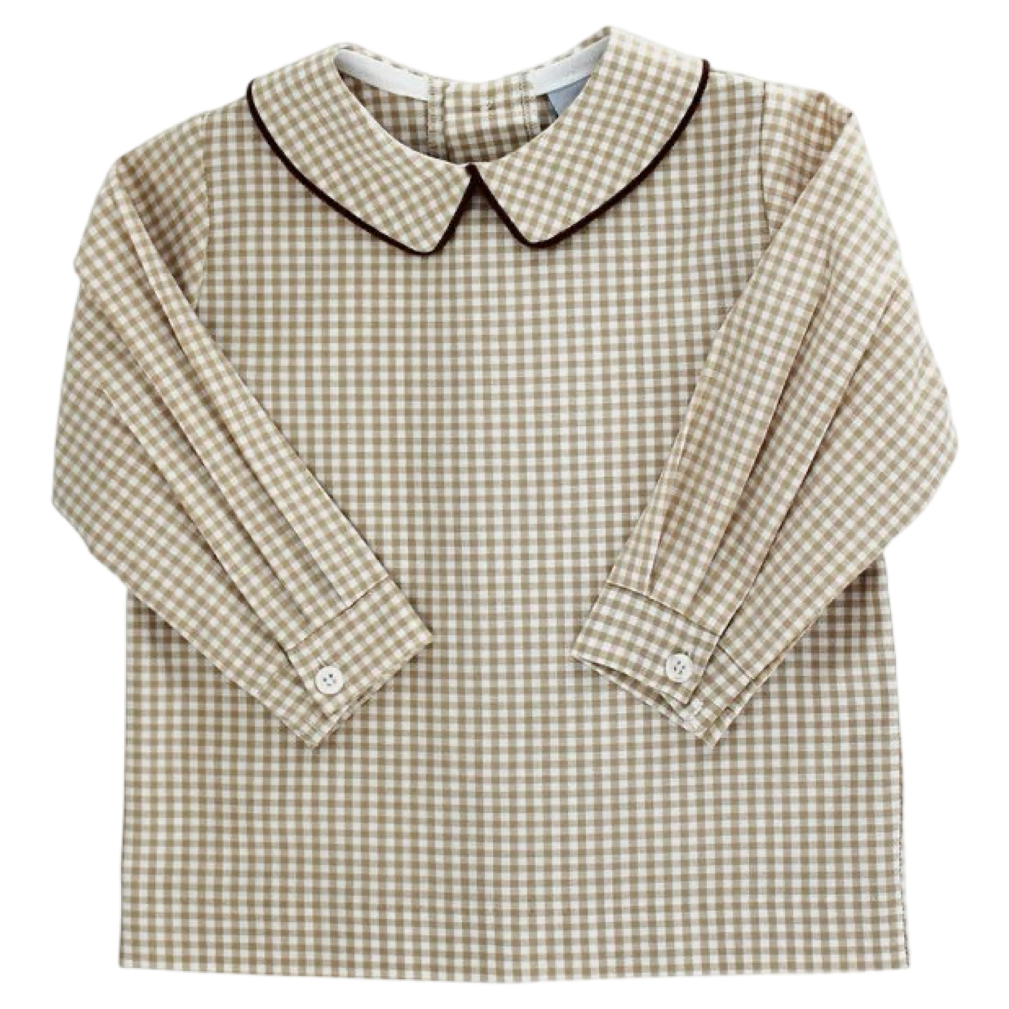 Piped Shirt - Khaki Check