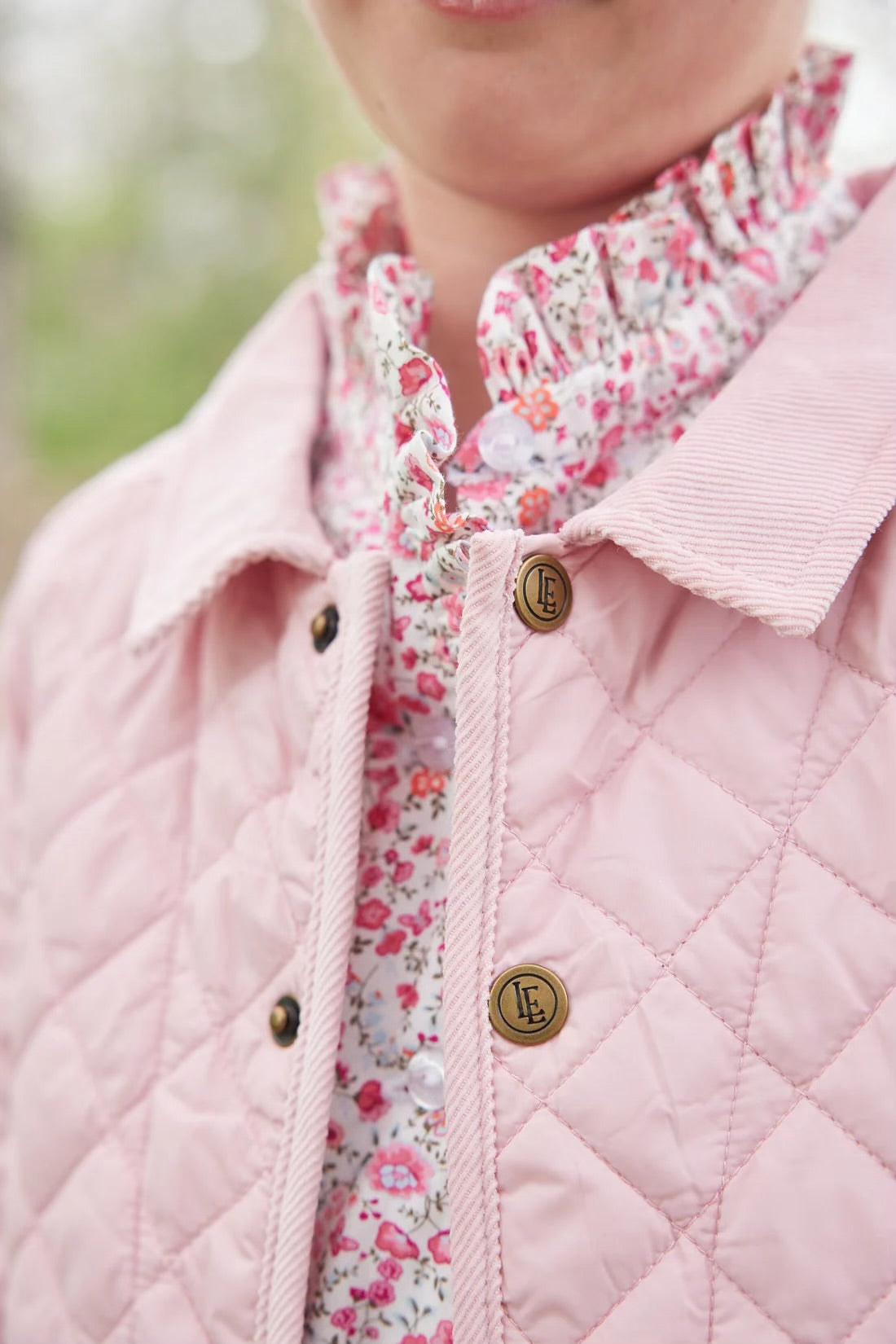 Classic Quilted Jacket - Pink