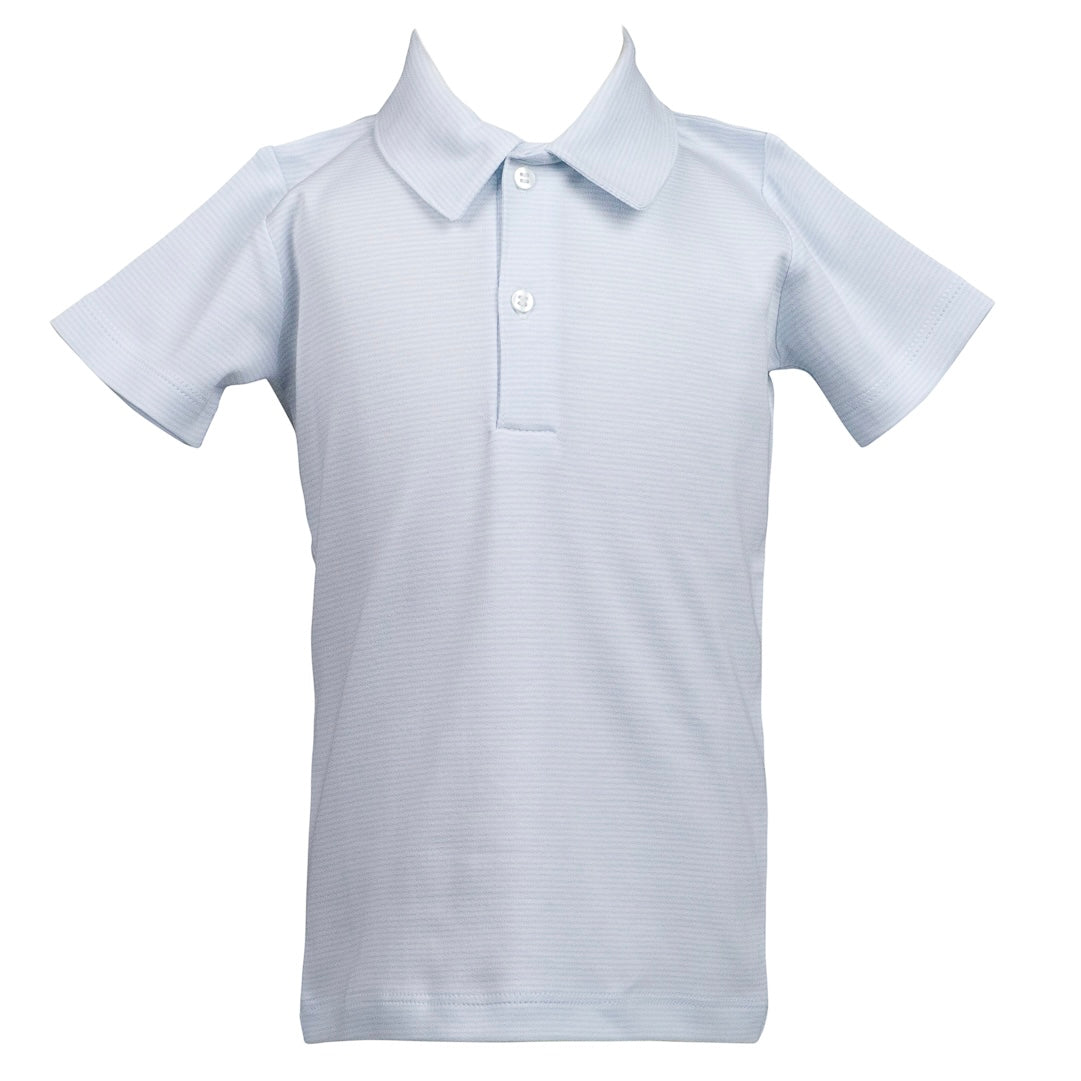 Sky Blue PIma Polo