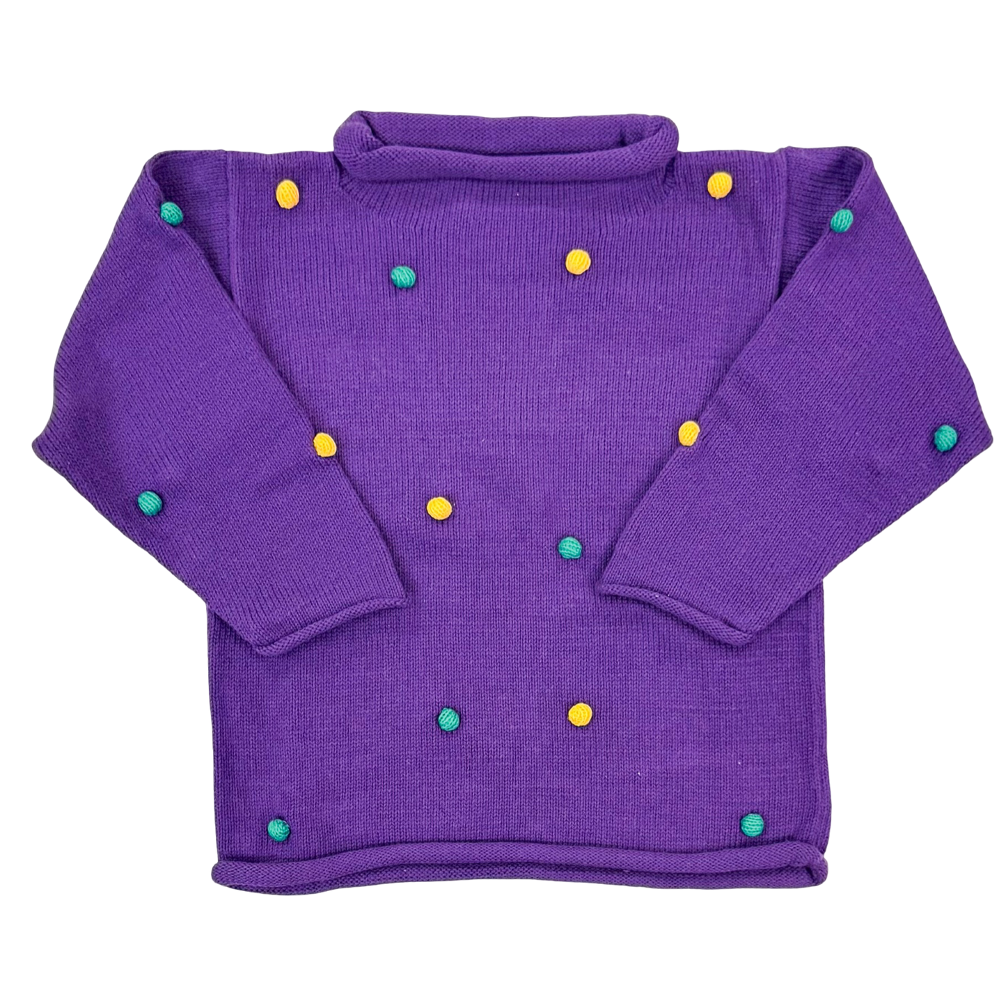 Sweater - Mardi Gras Poms