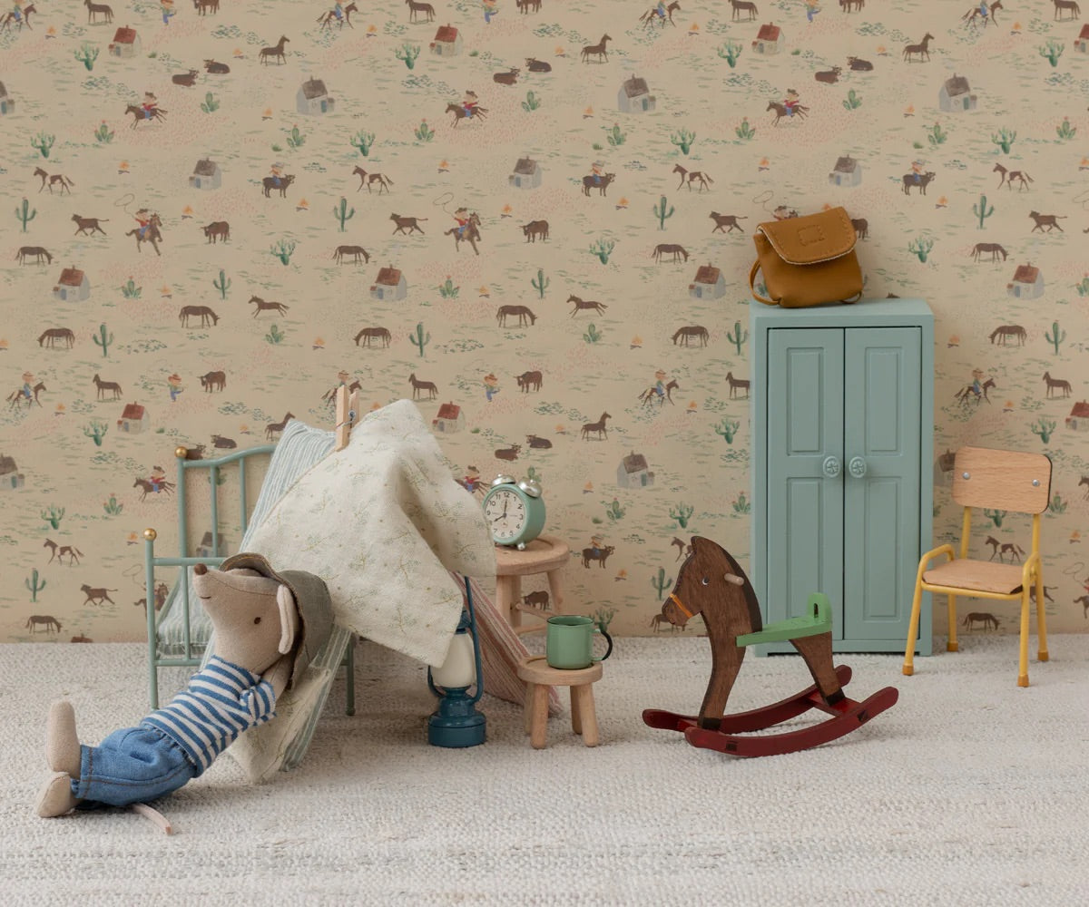 Country Mouse on Rocking Horse, Little Brother