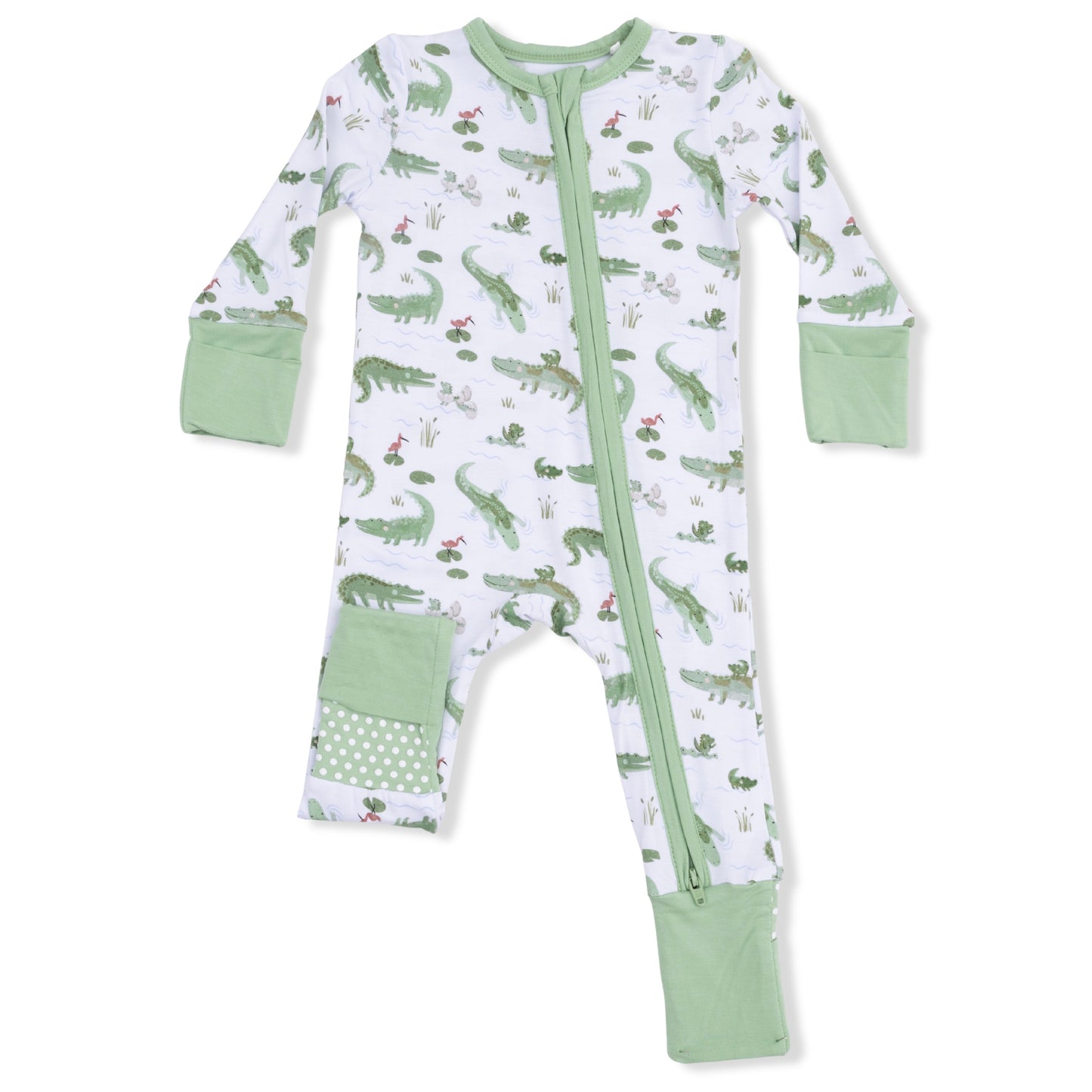 Romper - Crayon Alligator