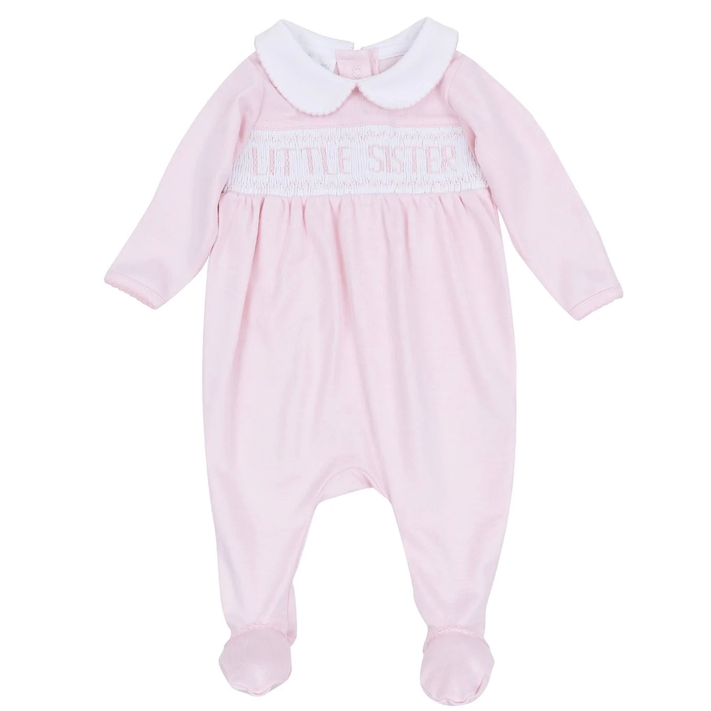 Smocked Footie - Little Sister