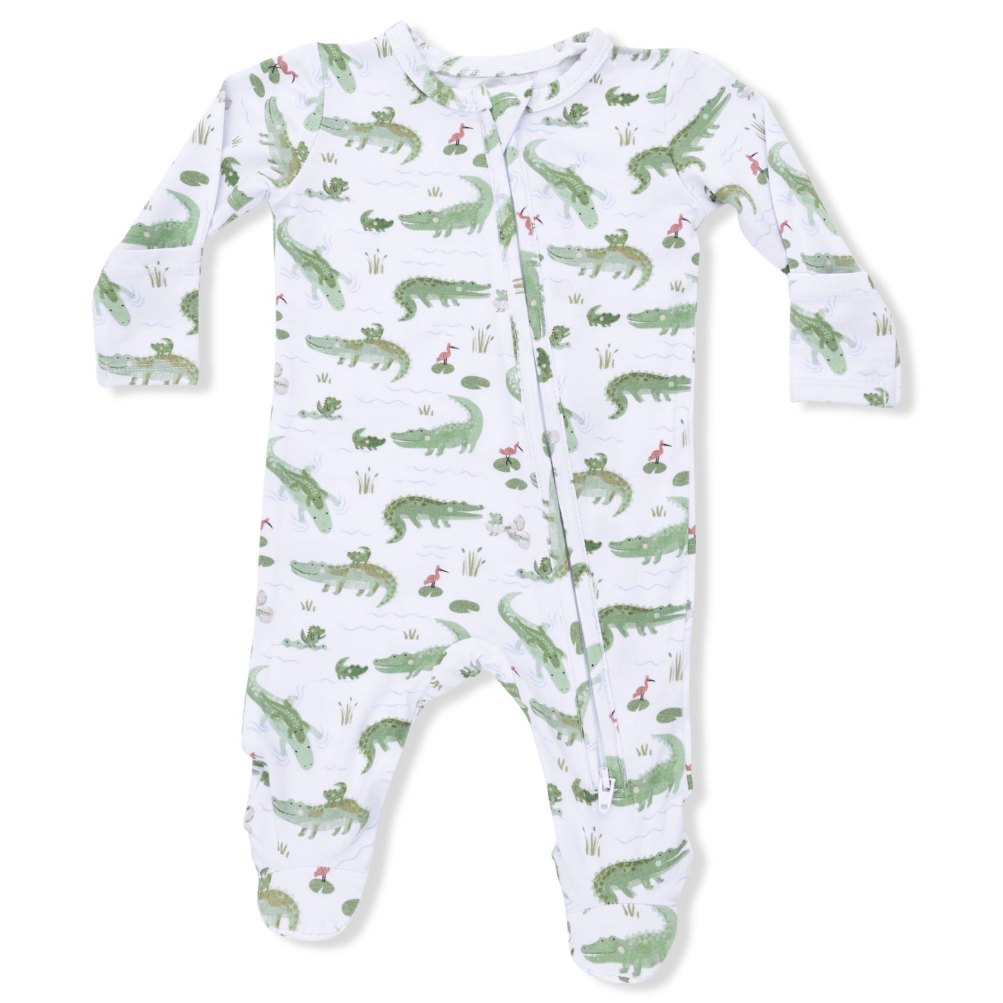Footie - Crayon Alligator