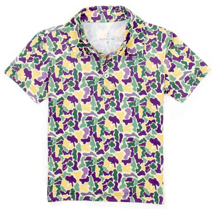Polo - Mardi Gras Camo