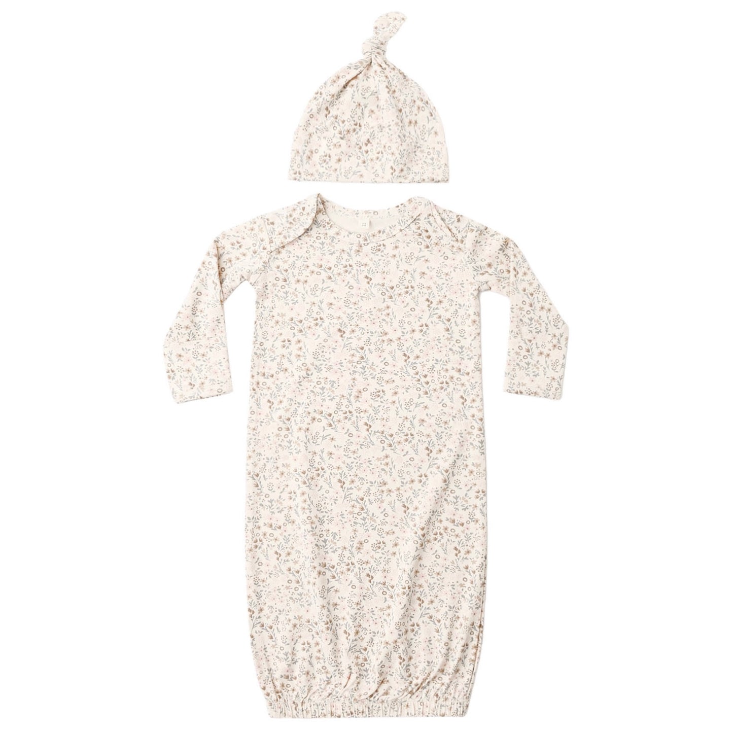 Bamboo Gown/Hat Set - Bloom