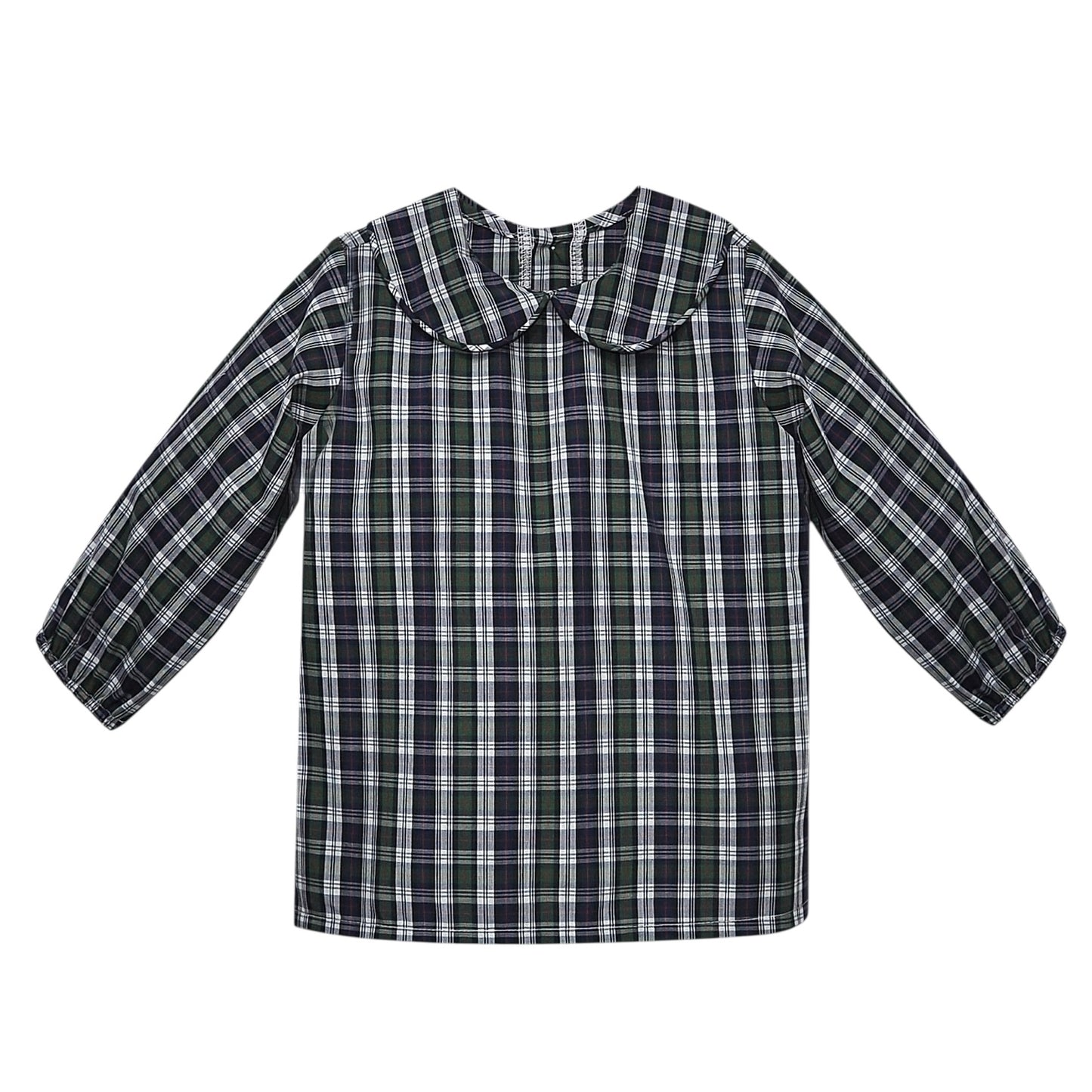 Teagan Shirt - Navy Plaid