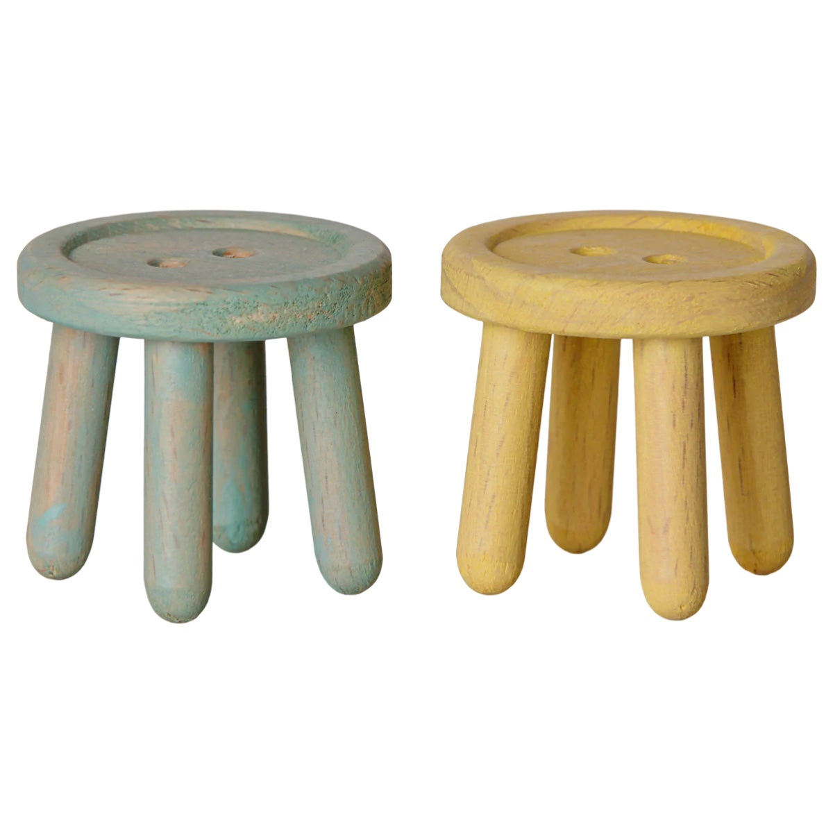 Stool Set Mouse Blue/Yellow