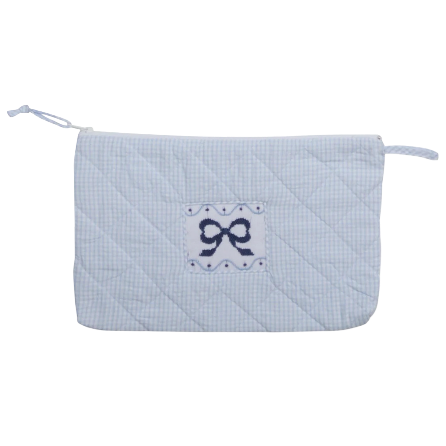Cosmetic Bag - Blue Bow