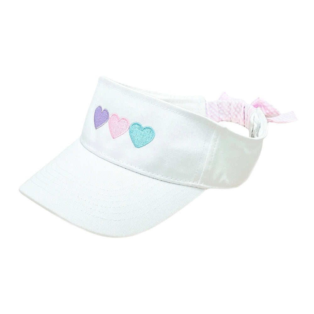 Bow Visor - Pastel Heart