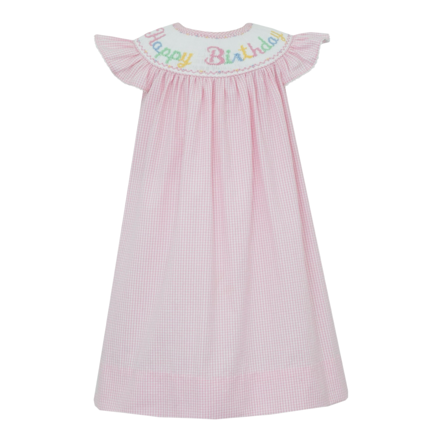Smocked Dress - Happy Birthday