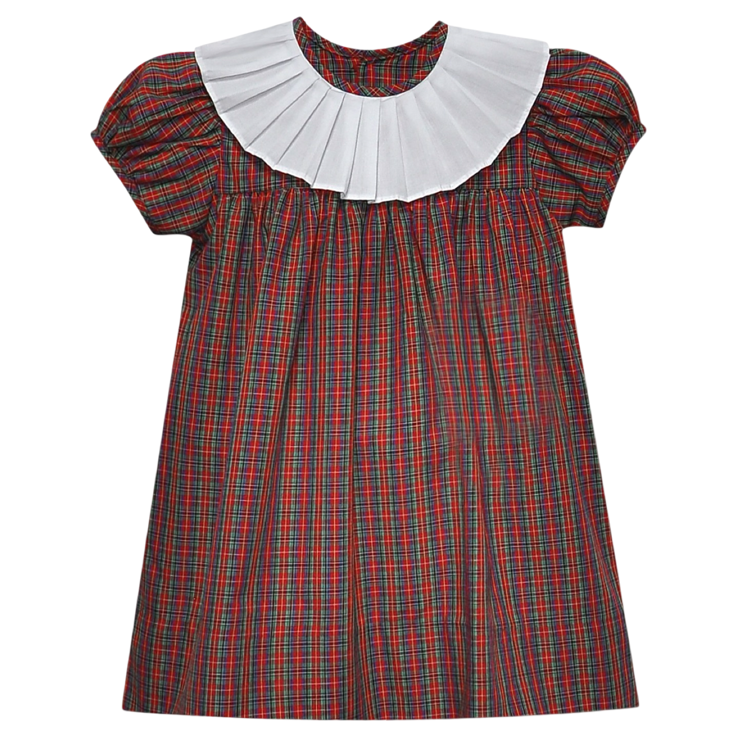 Presley Dress - Red Plaid