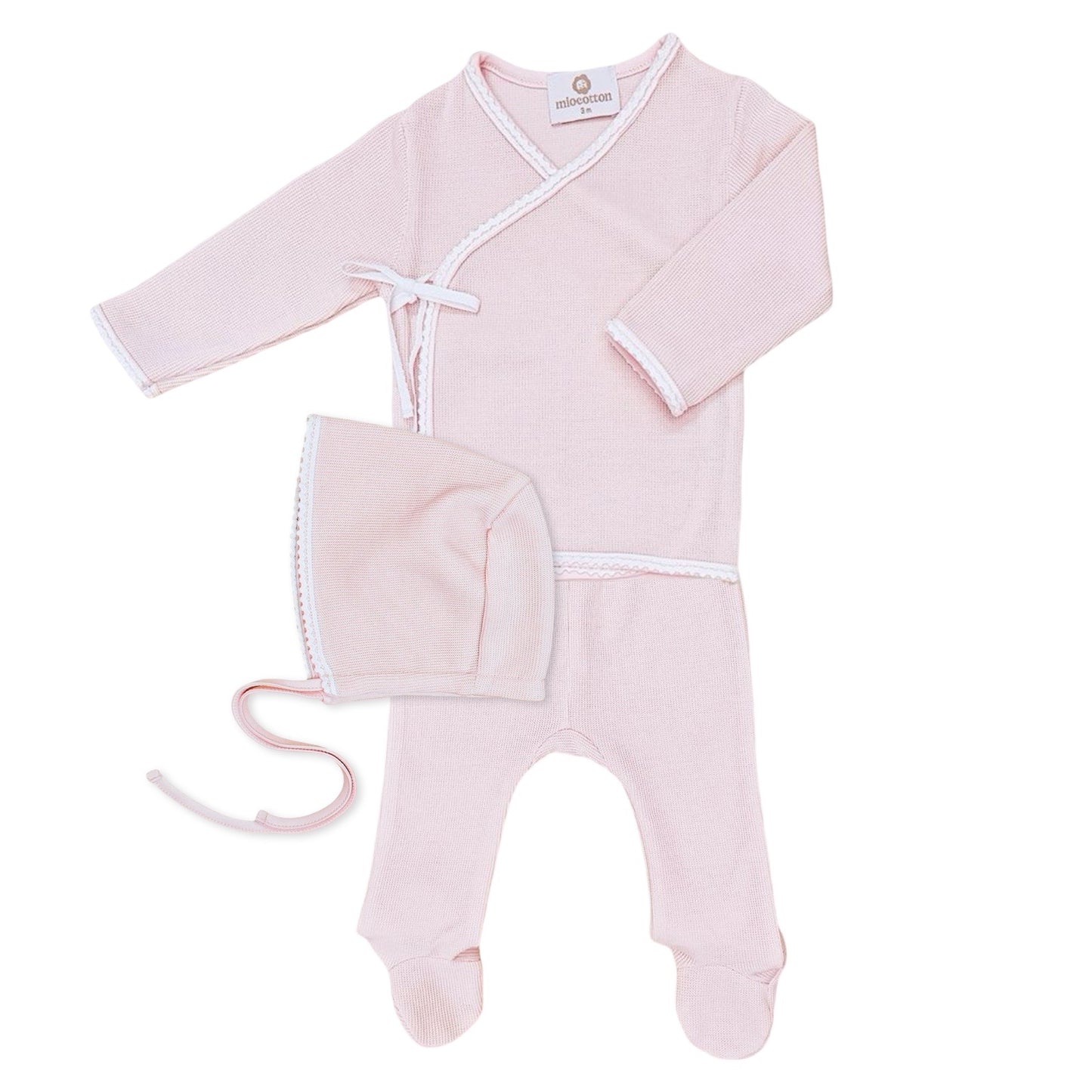 Milen Kimono/Hat Set - Pink
