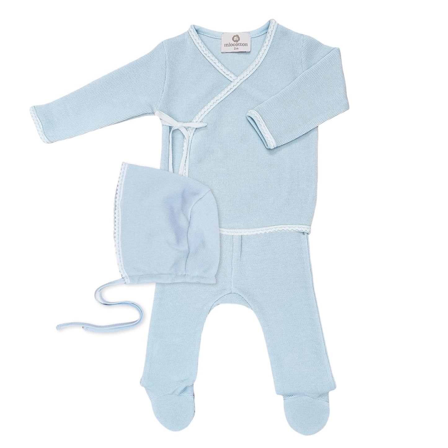 Milen Kimono/Hat Set - Blue