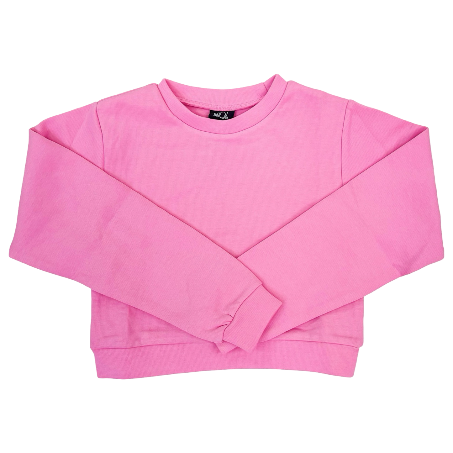 Cropped Sweatshirt - Pink