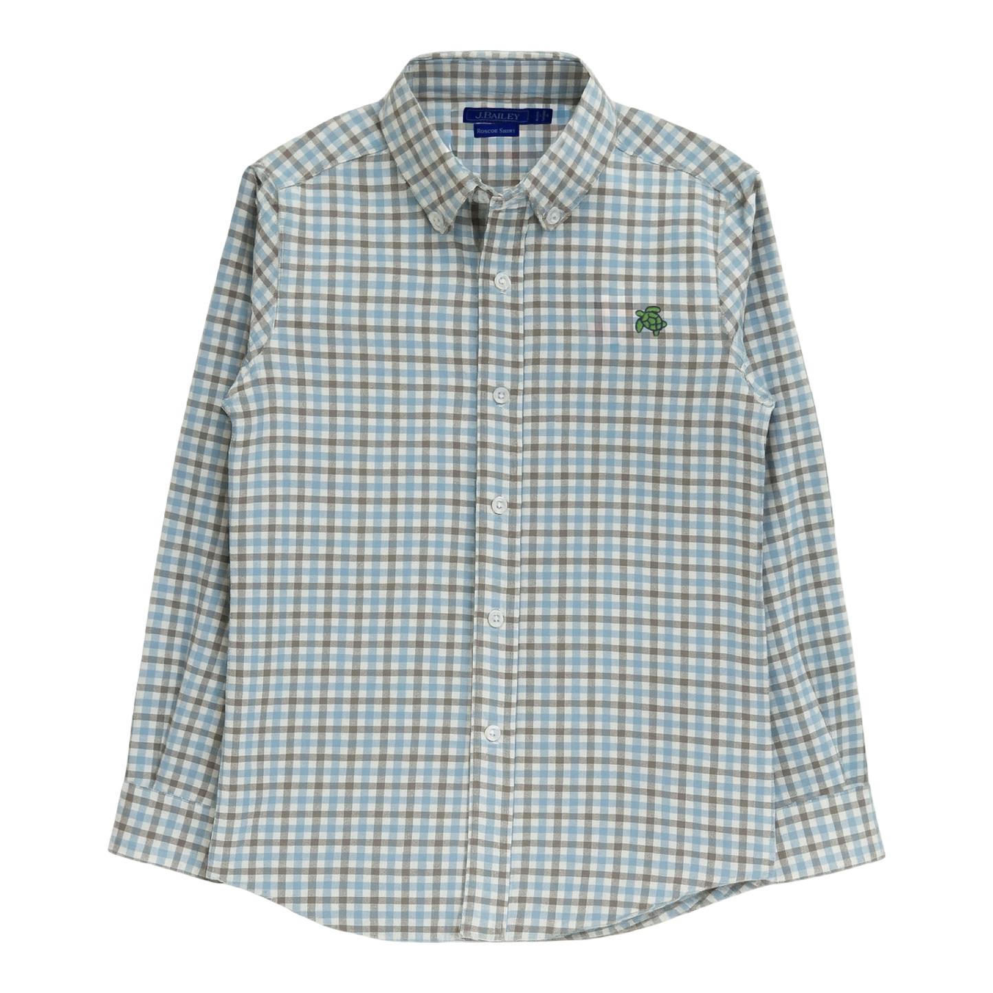 Dressy Button Down - Pigeon Plaid