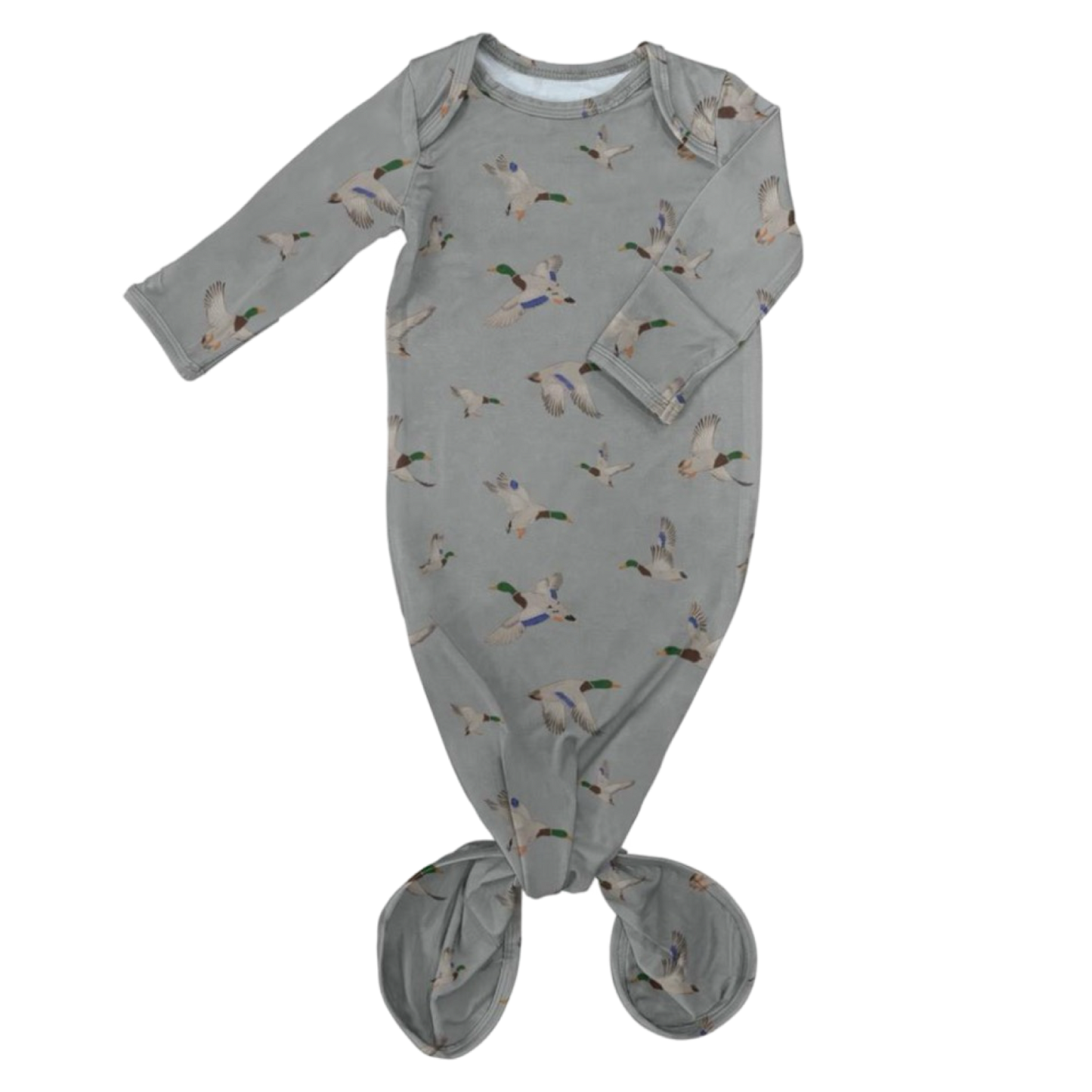 Knotted Gown - Mallard