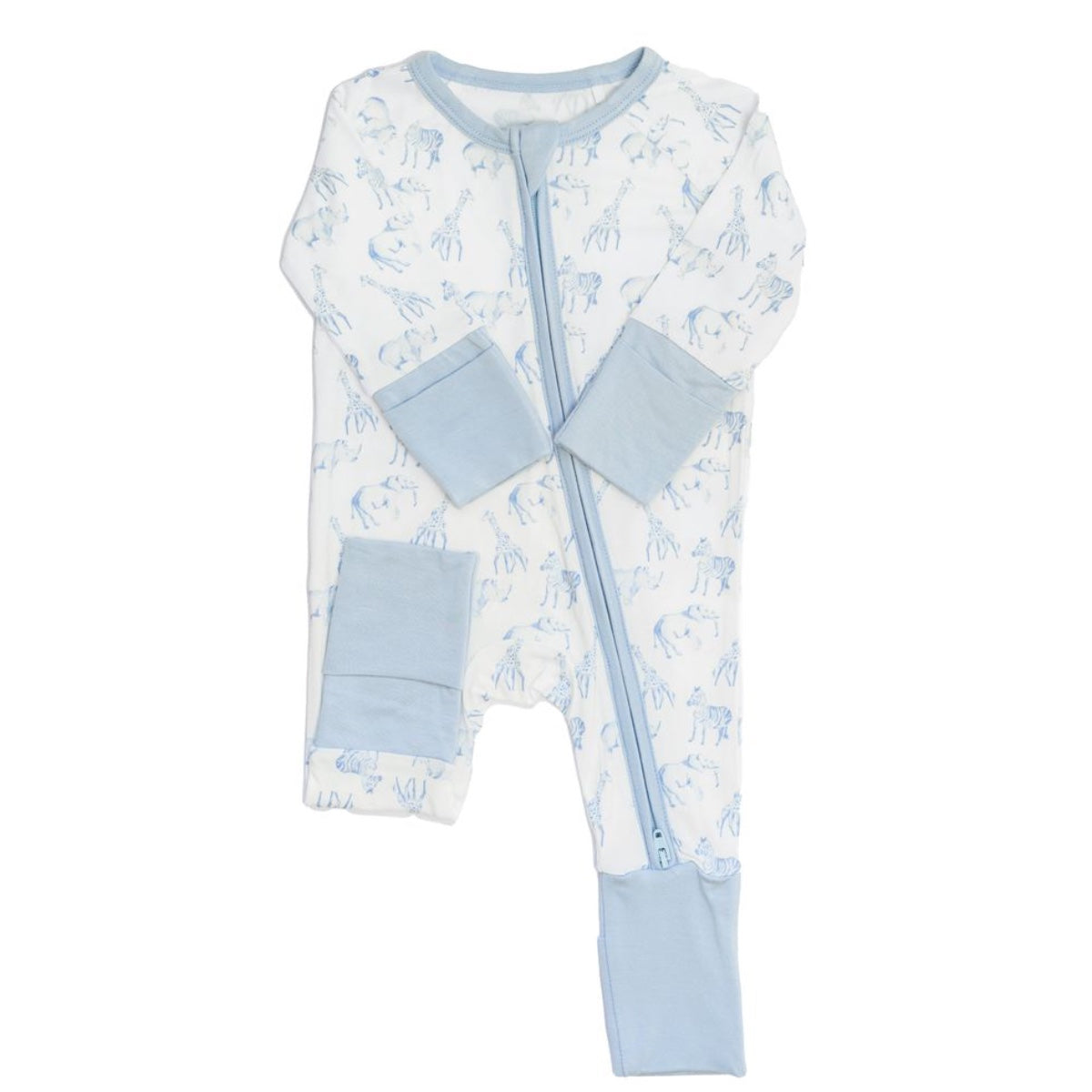 Long Sleeve Romper - Safari