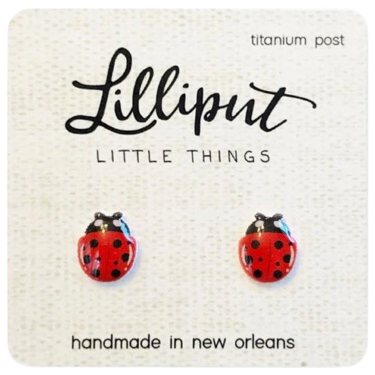 Earring - Ladybug