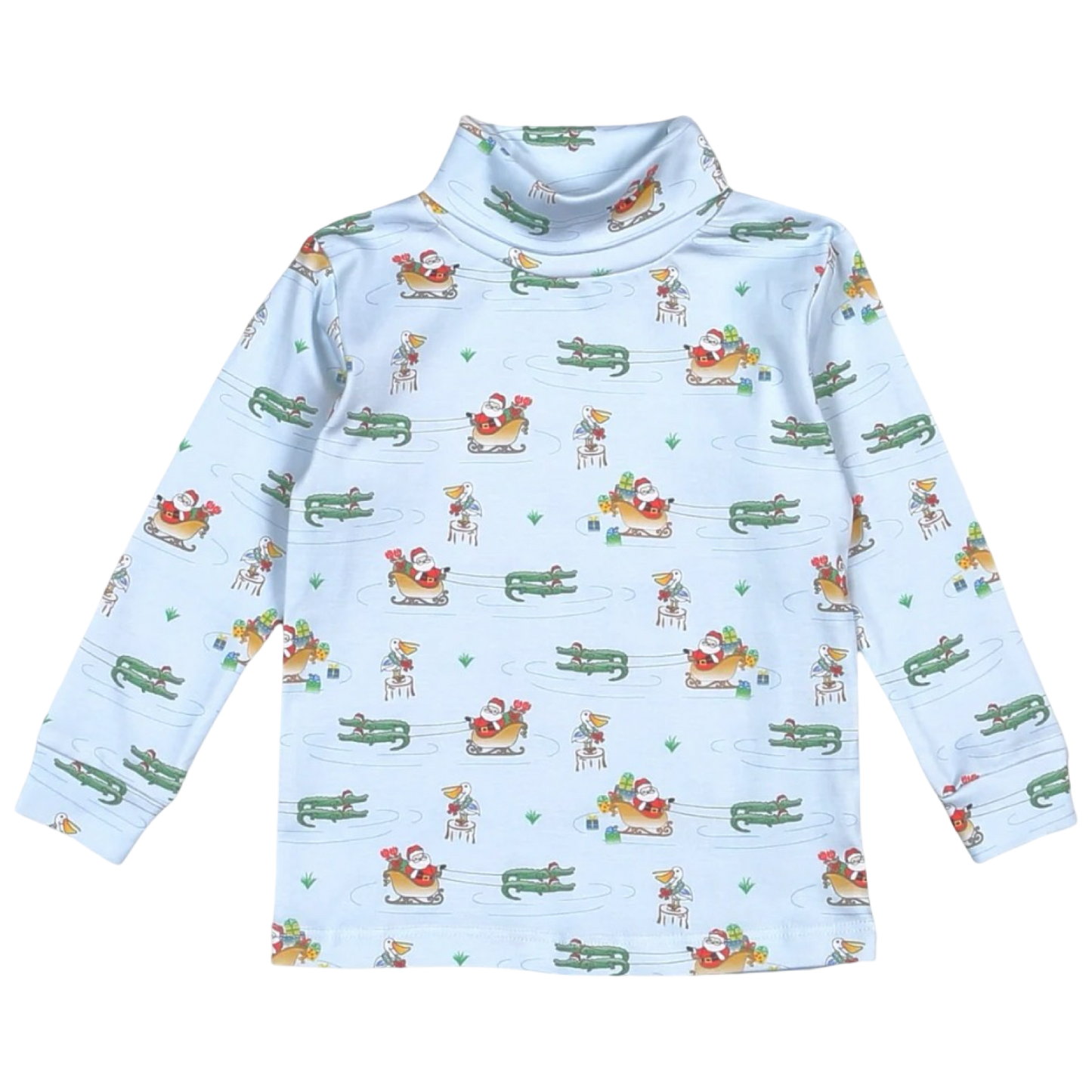 Pima Turtleneck - Cajun Christmas