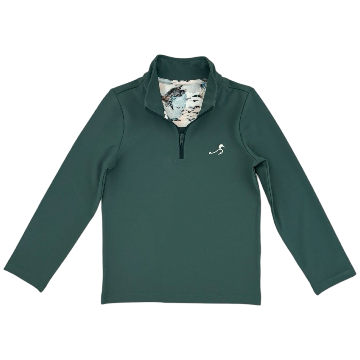 Beau Quarter Zip - Mallard Green