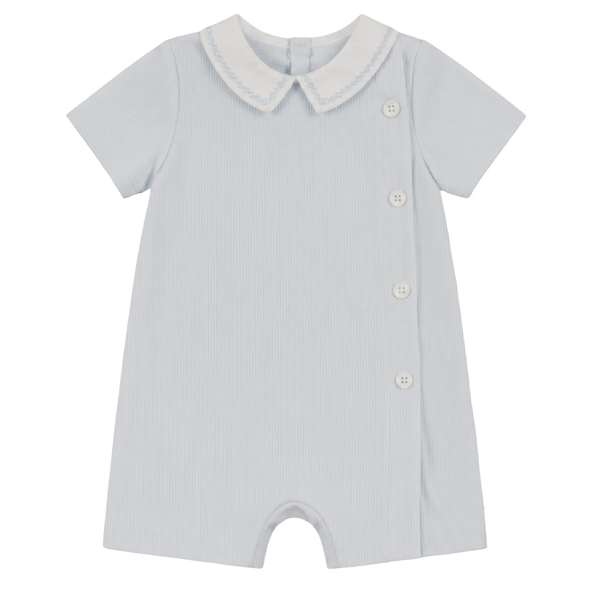 Sweet Cord Romper - Blue