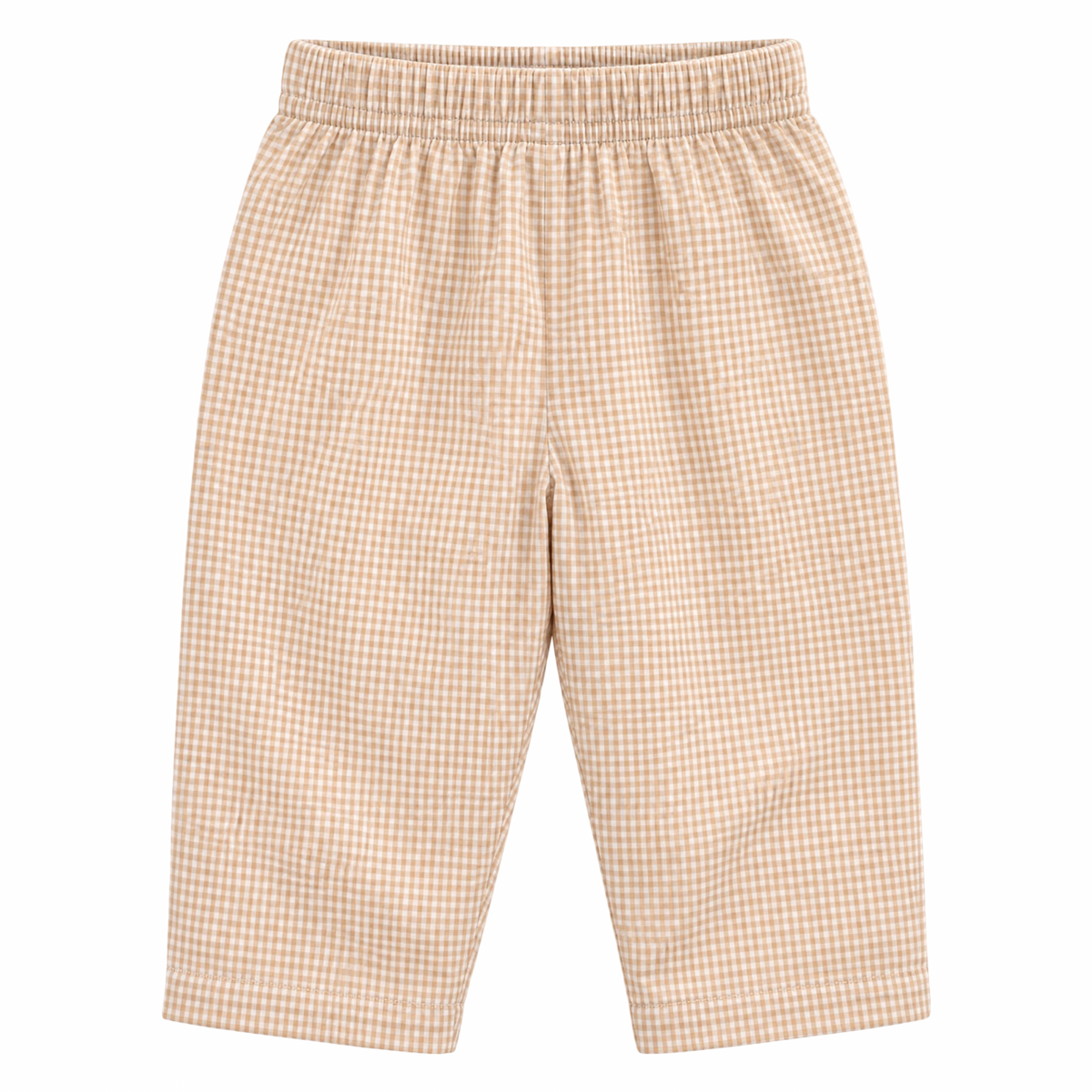 Leo Pant - Tan Gingham
