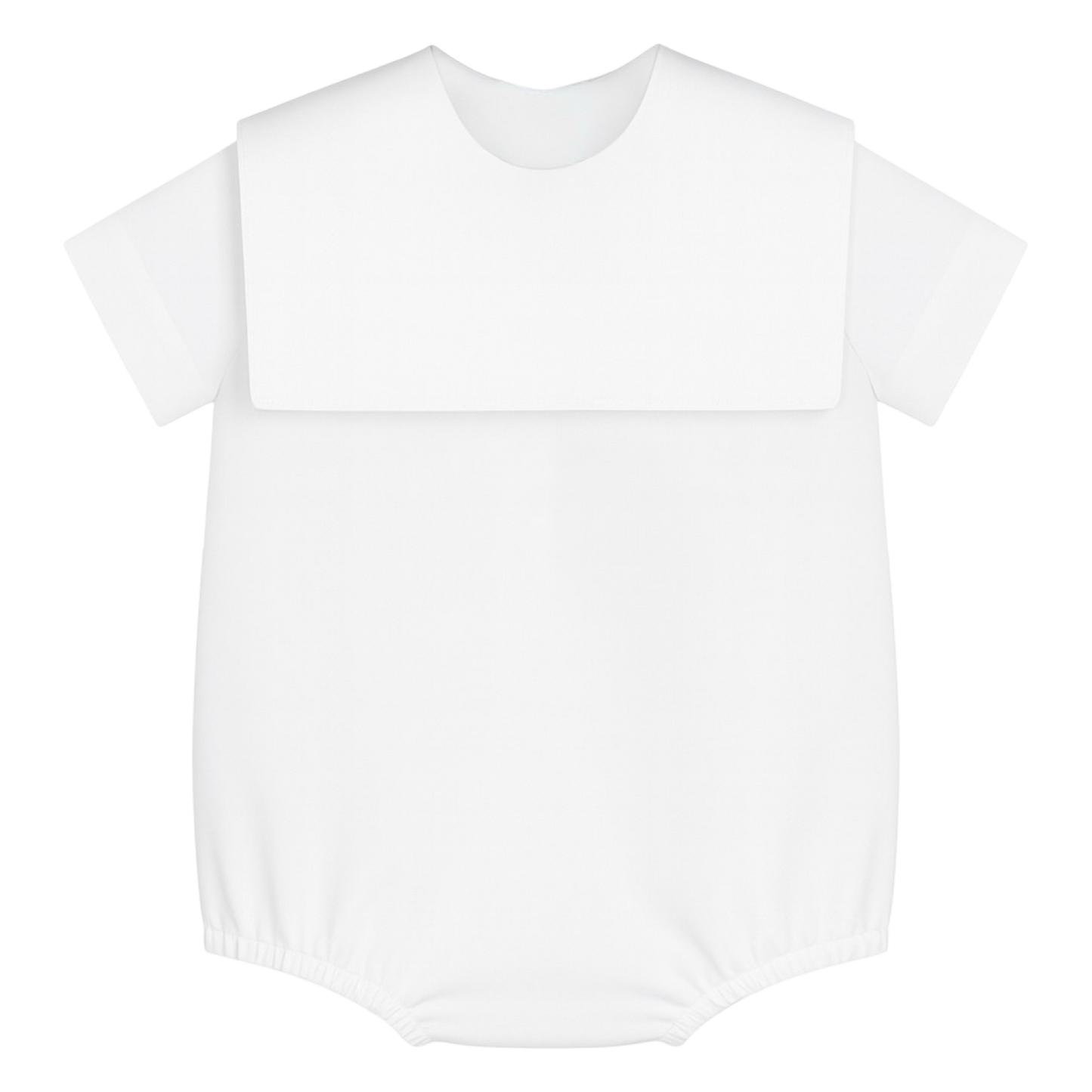 Square Collar Bubble - White