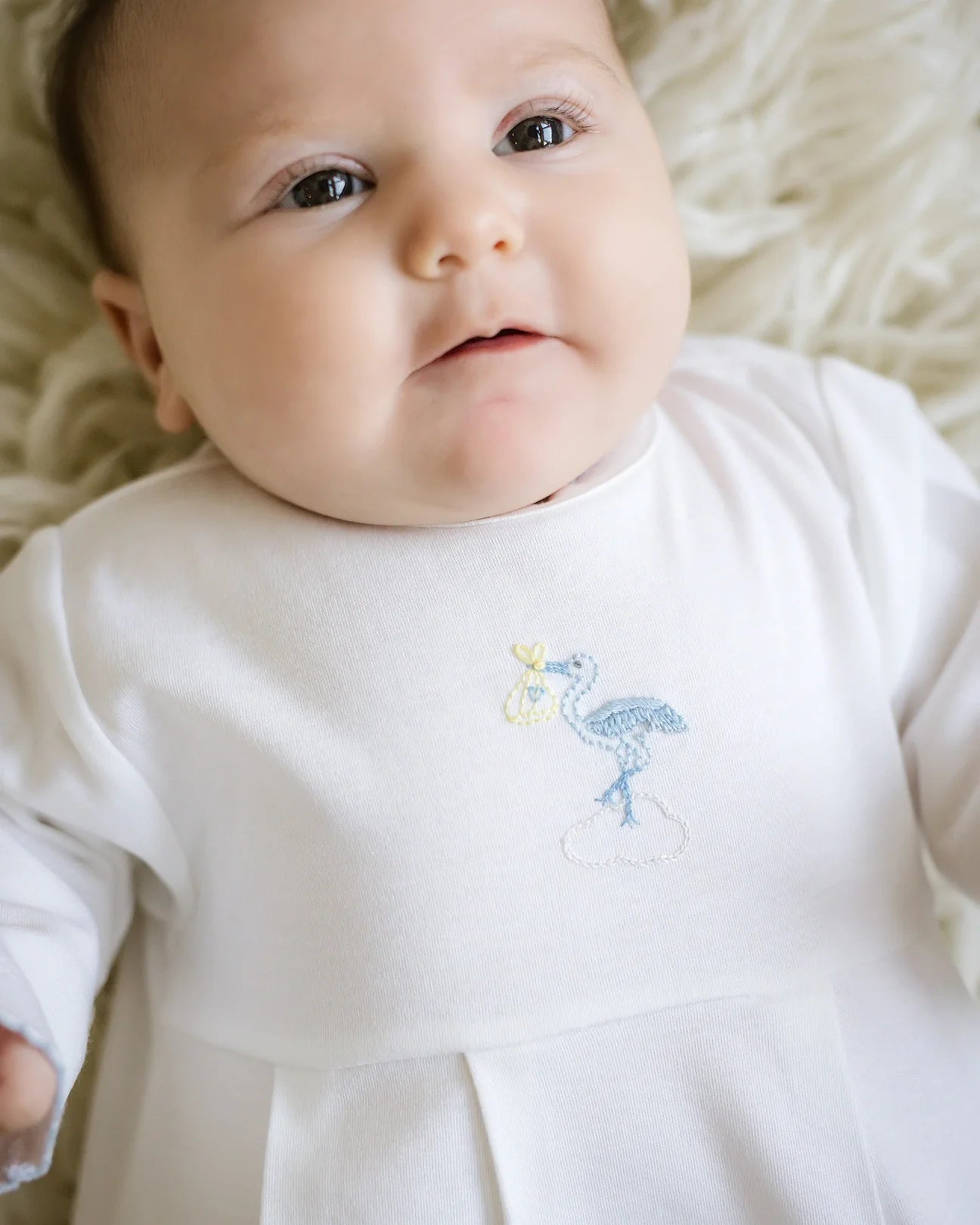 Embroidered Gown - Just Delivered Blue