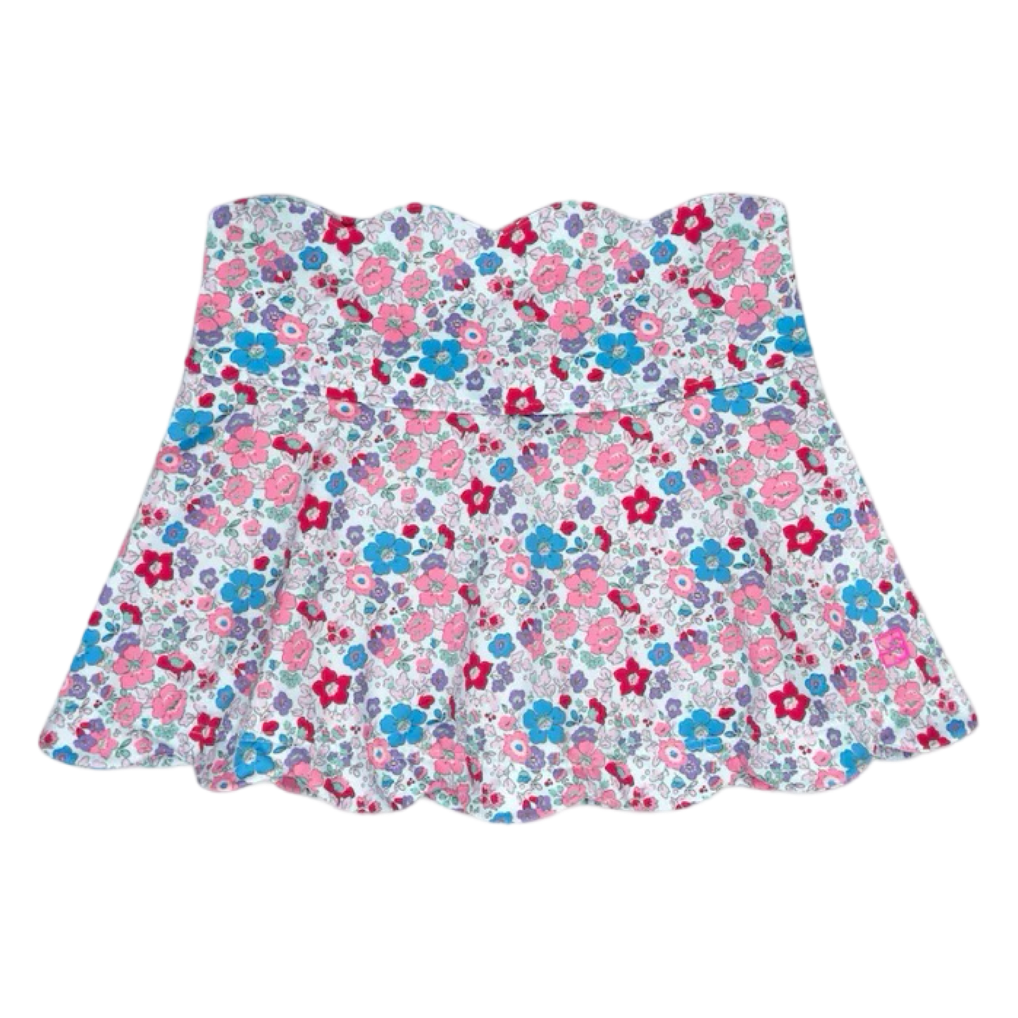 Zoe Scallop Skort - Bloomberry Floral