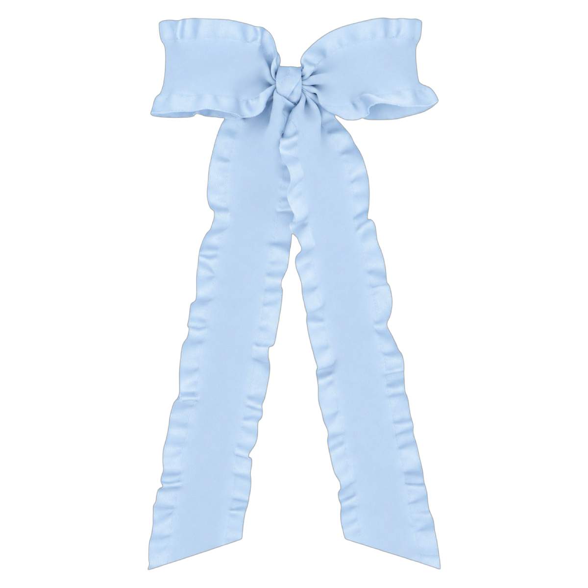 Ruffle Edge Tail Bow