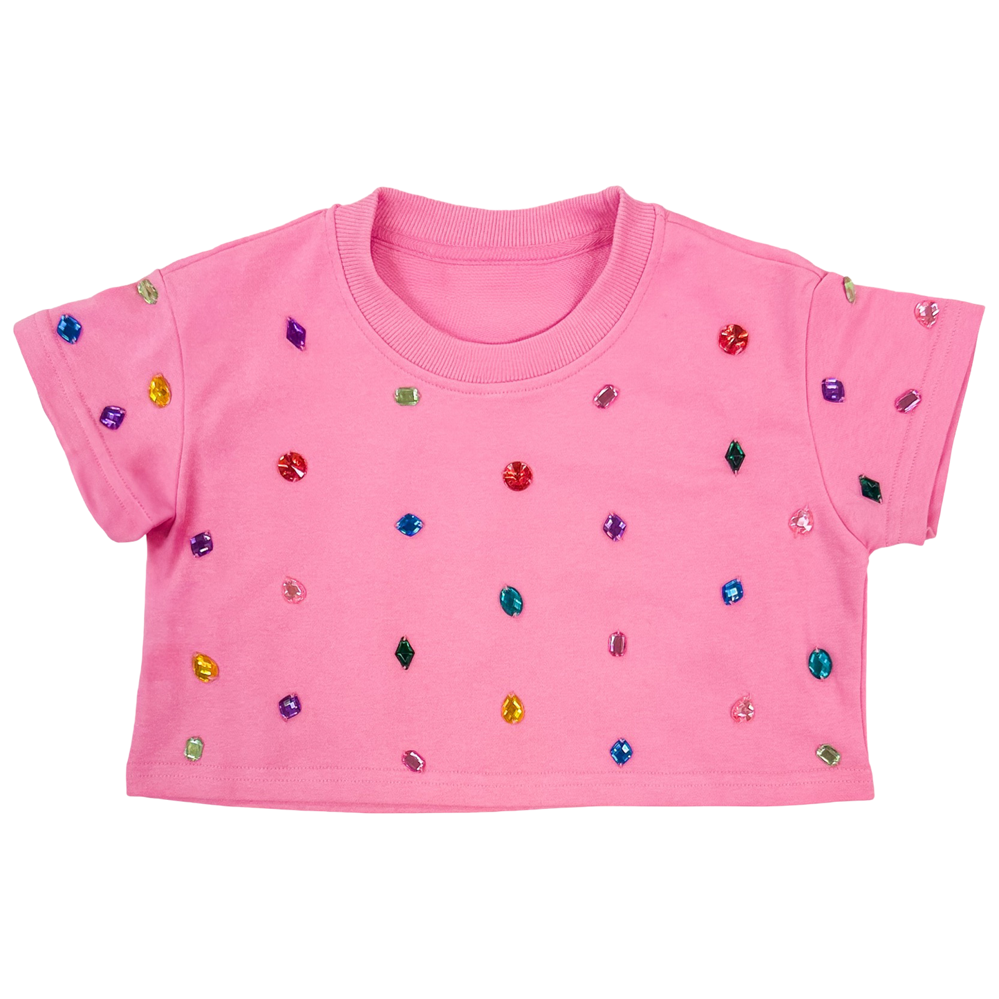 Top - Pink Rhinestone