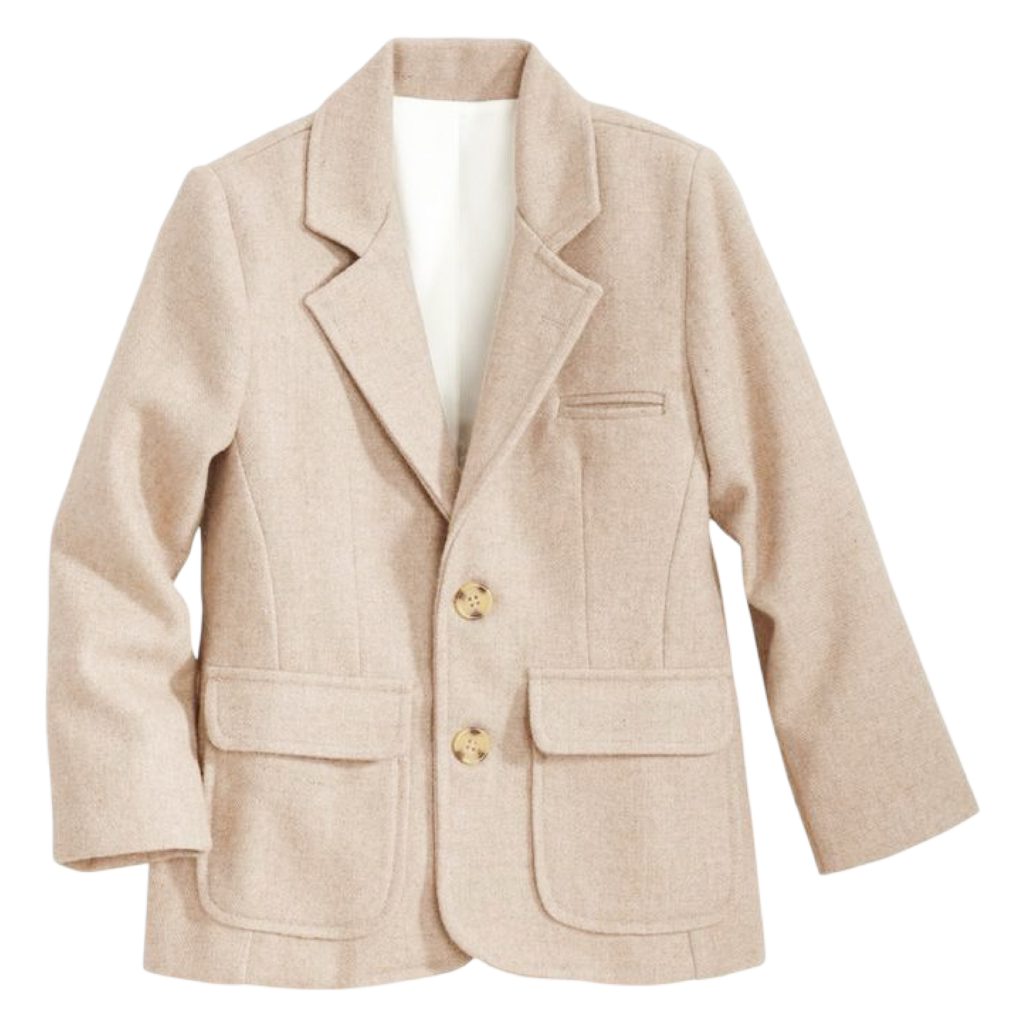Wool Blazer - Khaki