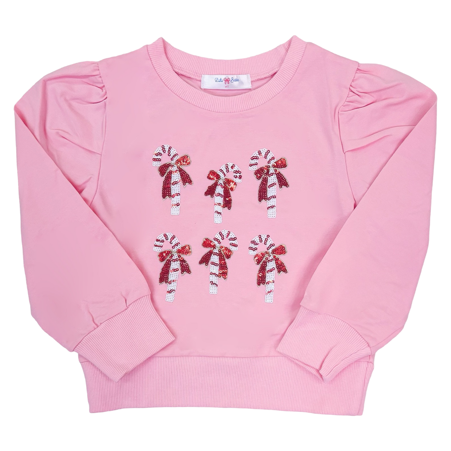 Sequin Top - Candy Cane