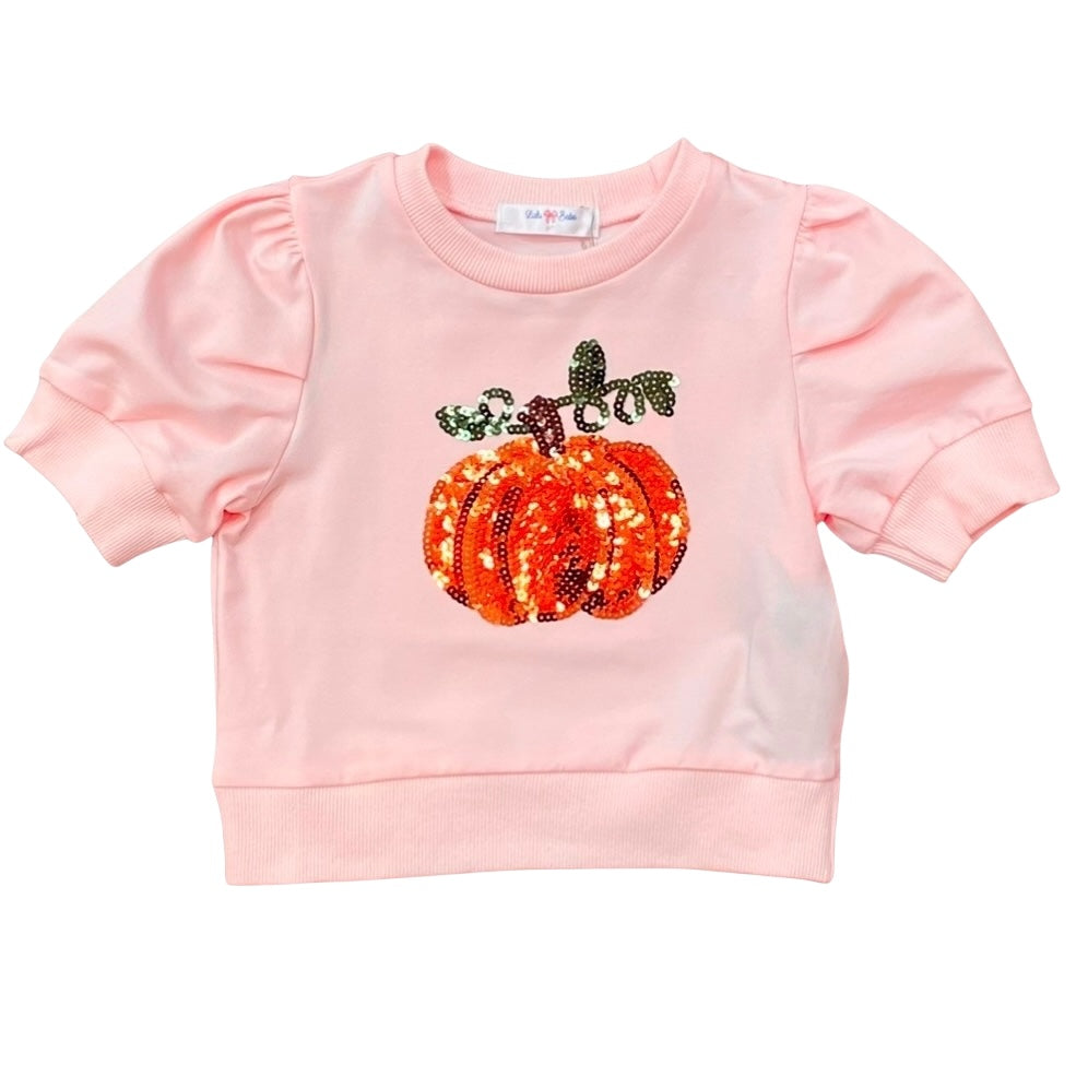 Sequin Top - Pumpkin