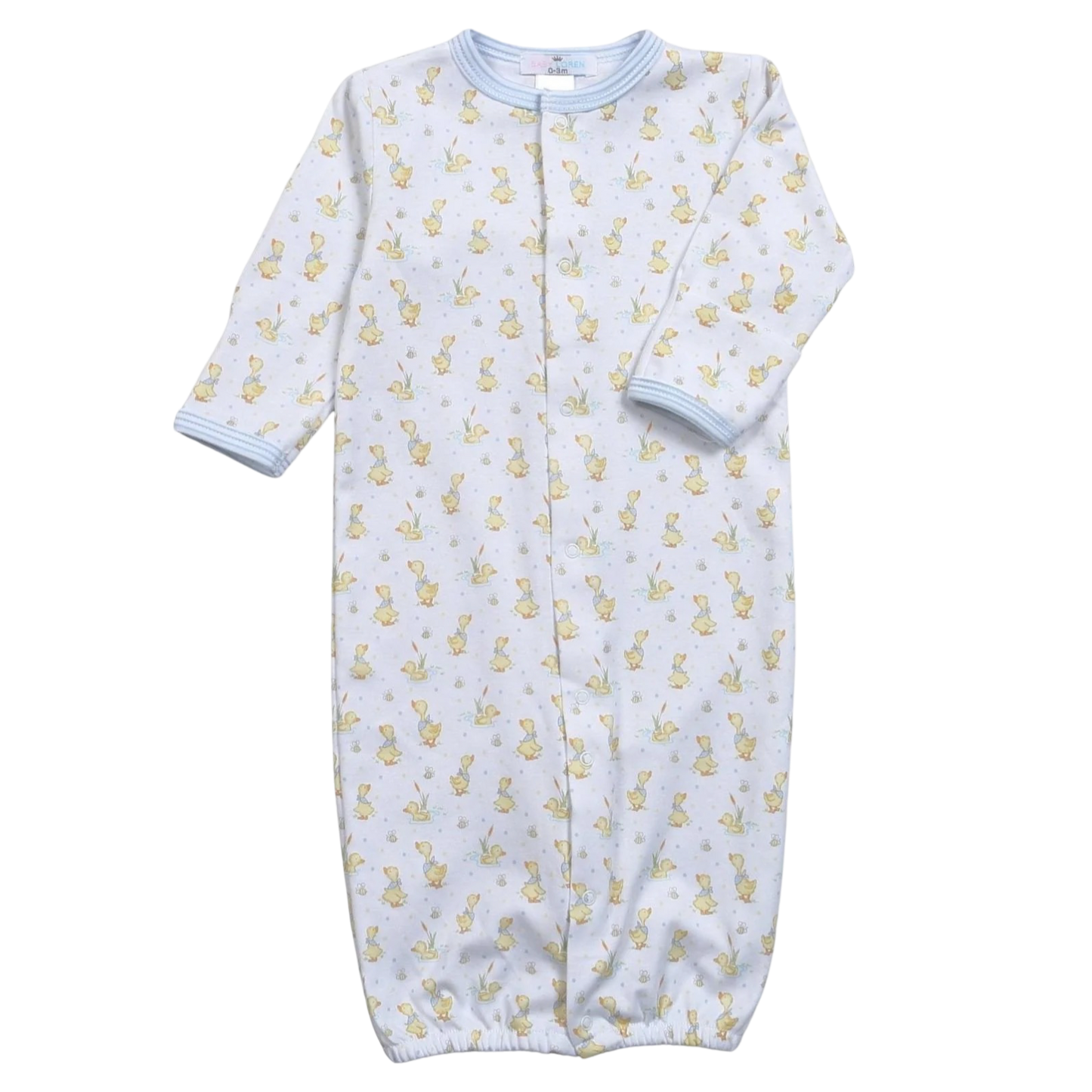 Pima Converter Gown - Blue Duck