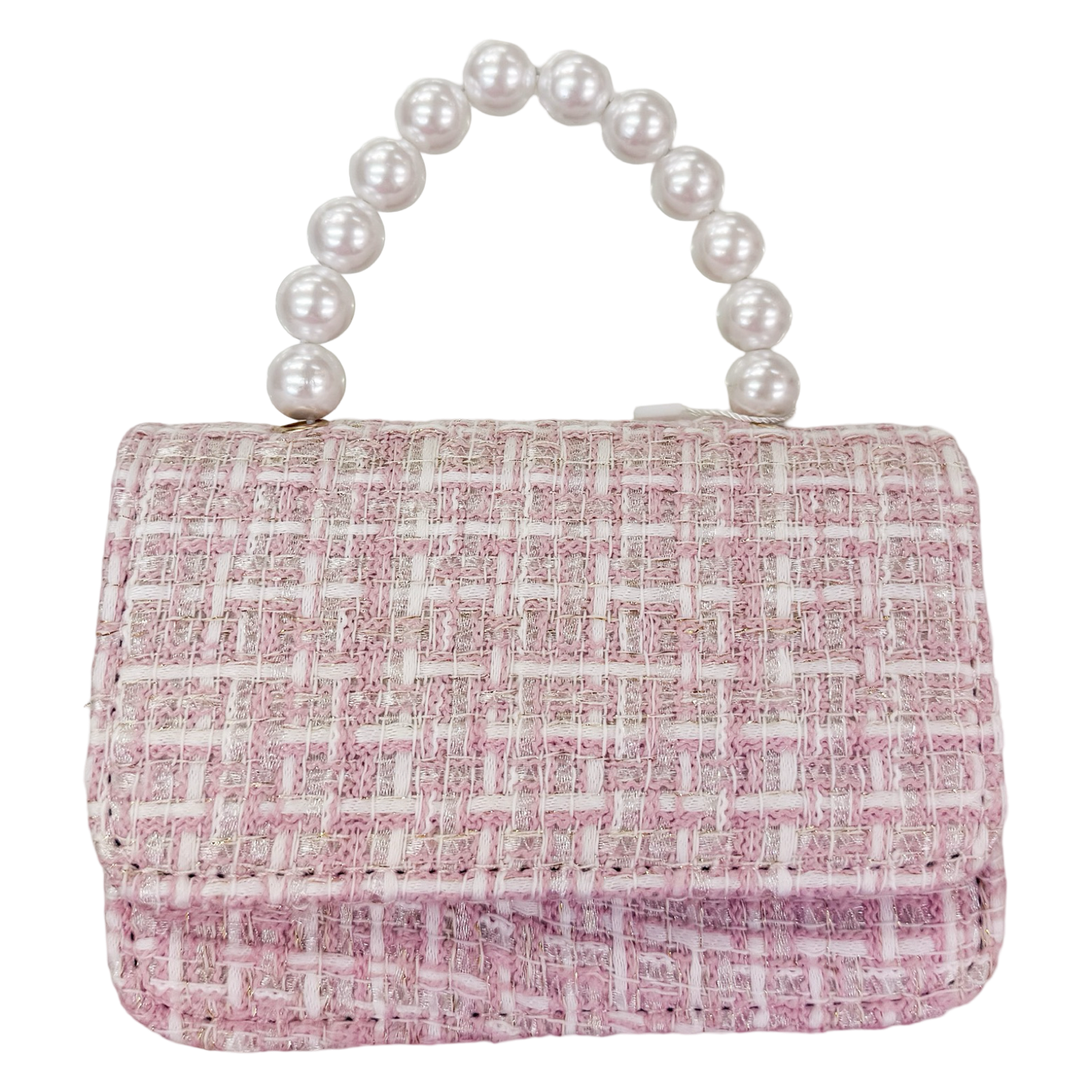 Tweed Pearl Purse