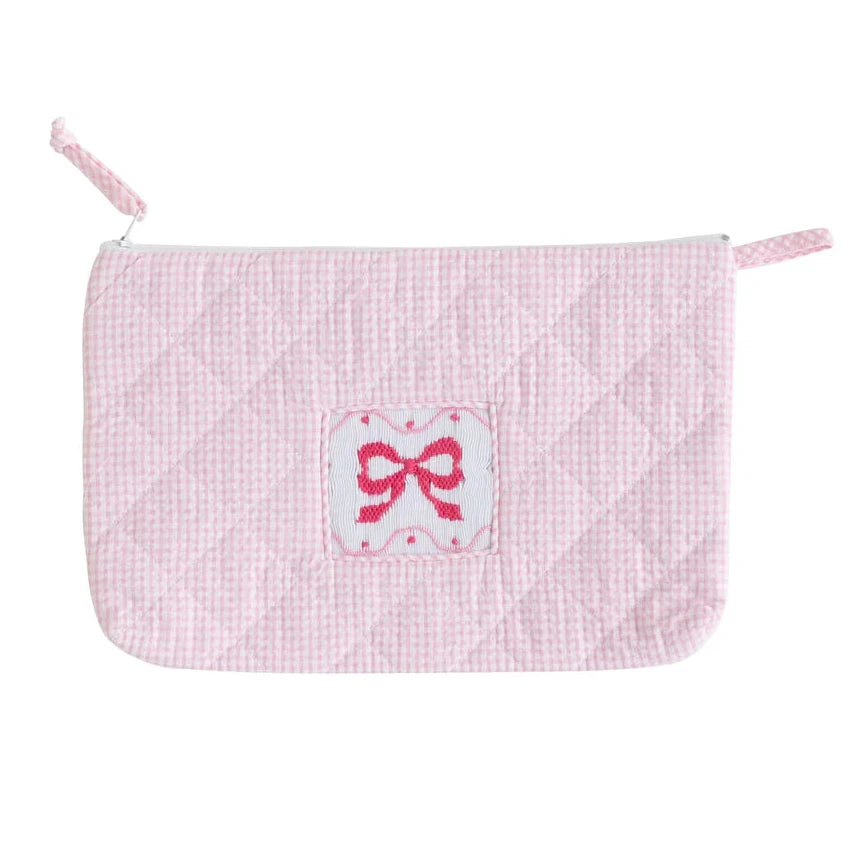 Cosmetic Bag - Pink Bow