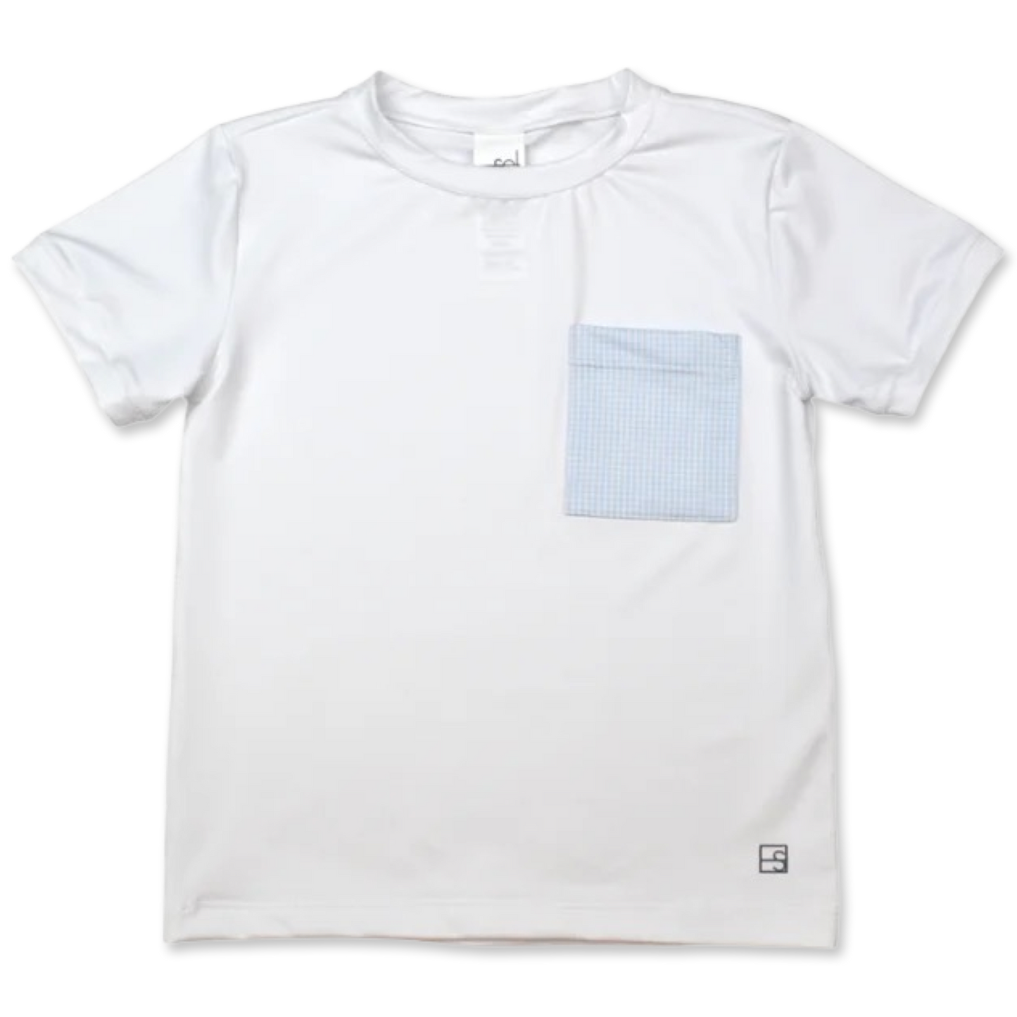 Charlie Tee - White/Blue