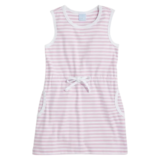 Bella Bliss Dress - Lavender Stripe