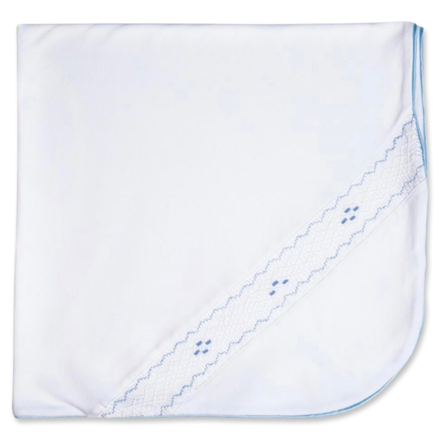 Smocked Blanket - Blue