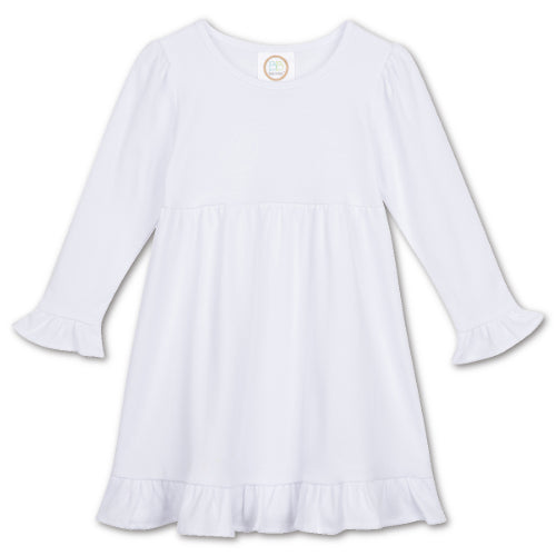 Blanks Long Sleeve Dress - Ruffle Trim Blanks Long Sleeve Dress - Ruffle Trim