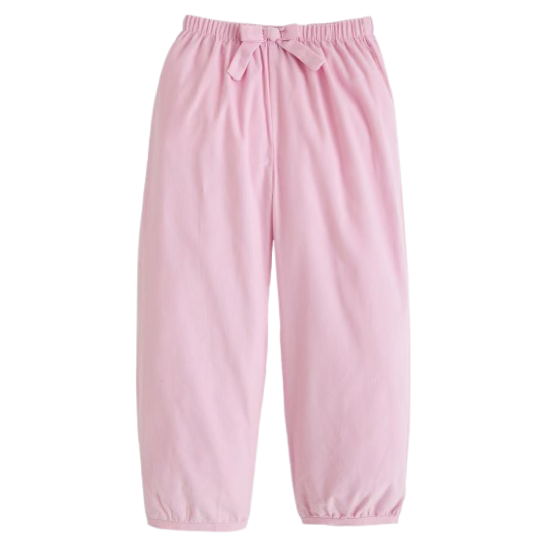 Banded Bow Pant - Pink
