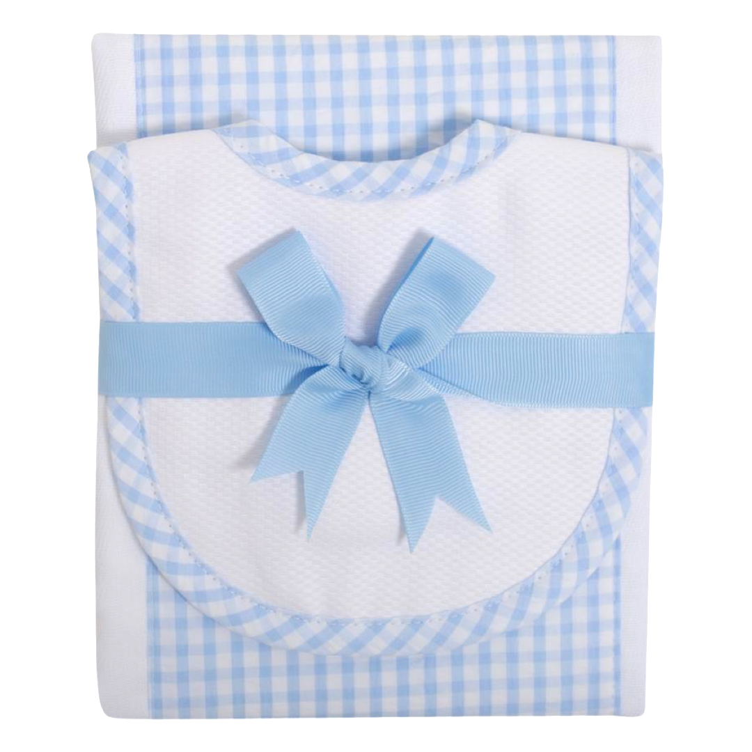 Bib/Burp Set - Gingham